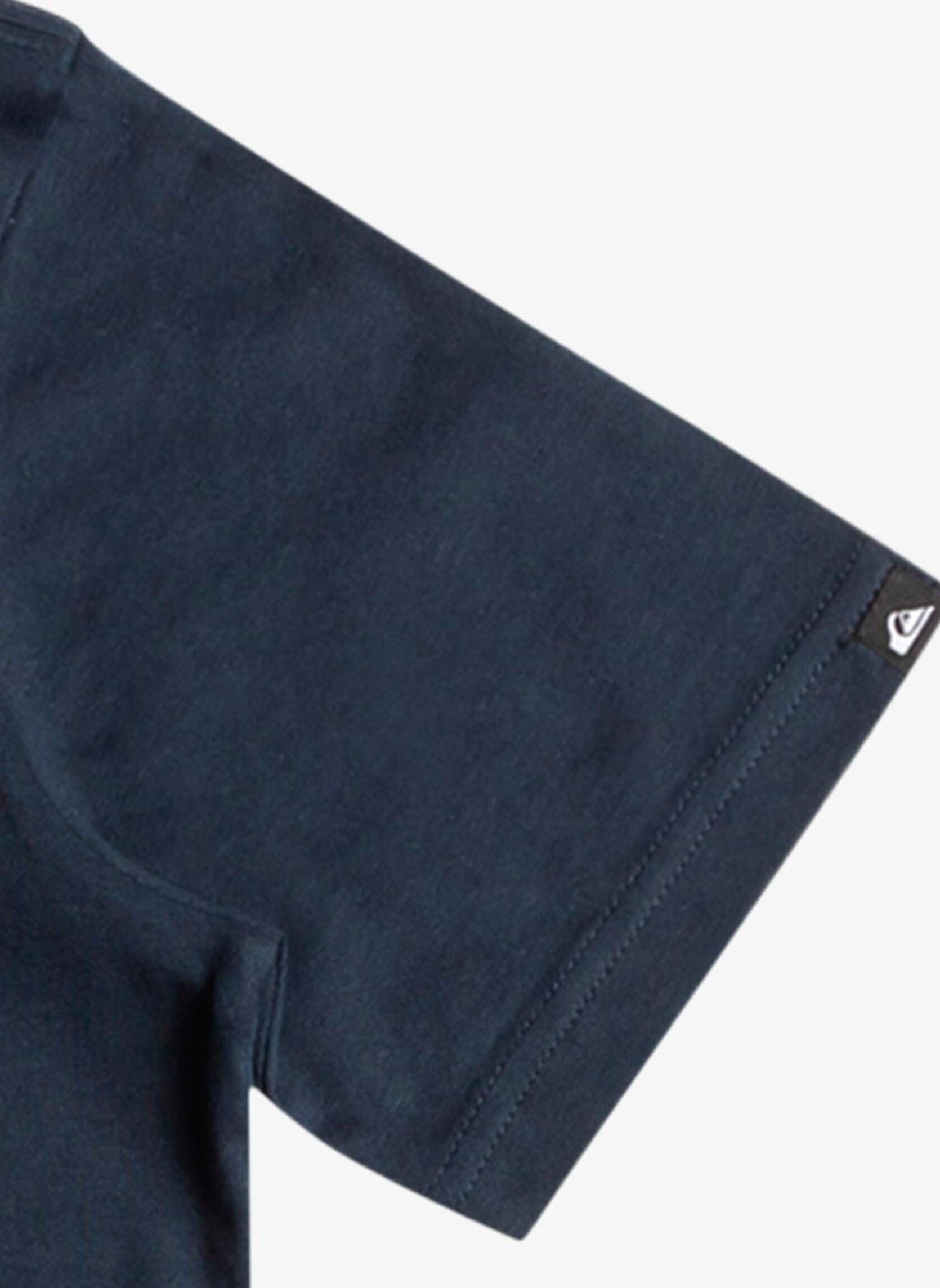 Tee-shirts manches courtes Basic Ss Tee Youth garçon bleu Quiksilver Tee-shirts manches courtes Basic Ss Tee Youth garçon bleu Navy Blazer