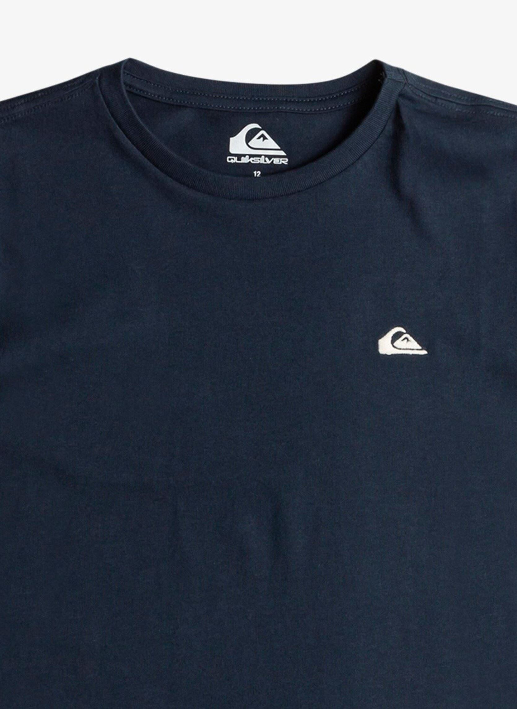 Tee-shirts manches courtes Basic Ss Tee Youth garçon bleu Quiksilver Tee-shirts manches courtes Basic Ss Tee Youth garçon bleu Navy Blazer