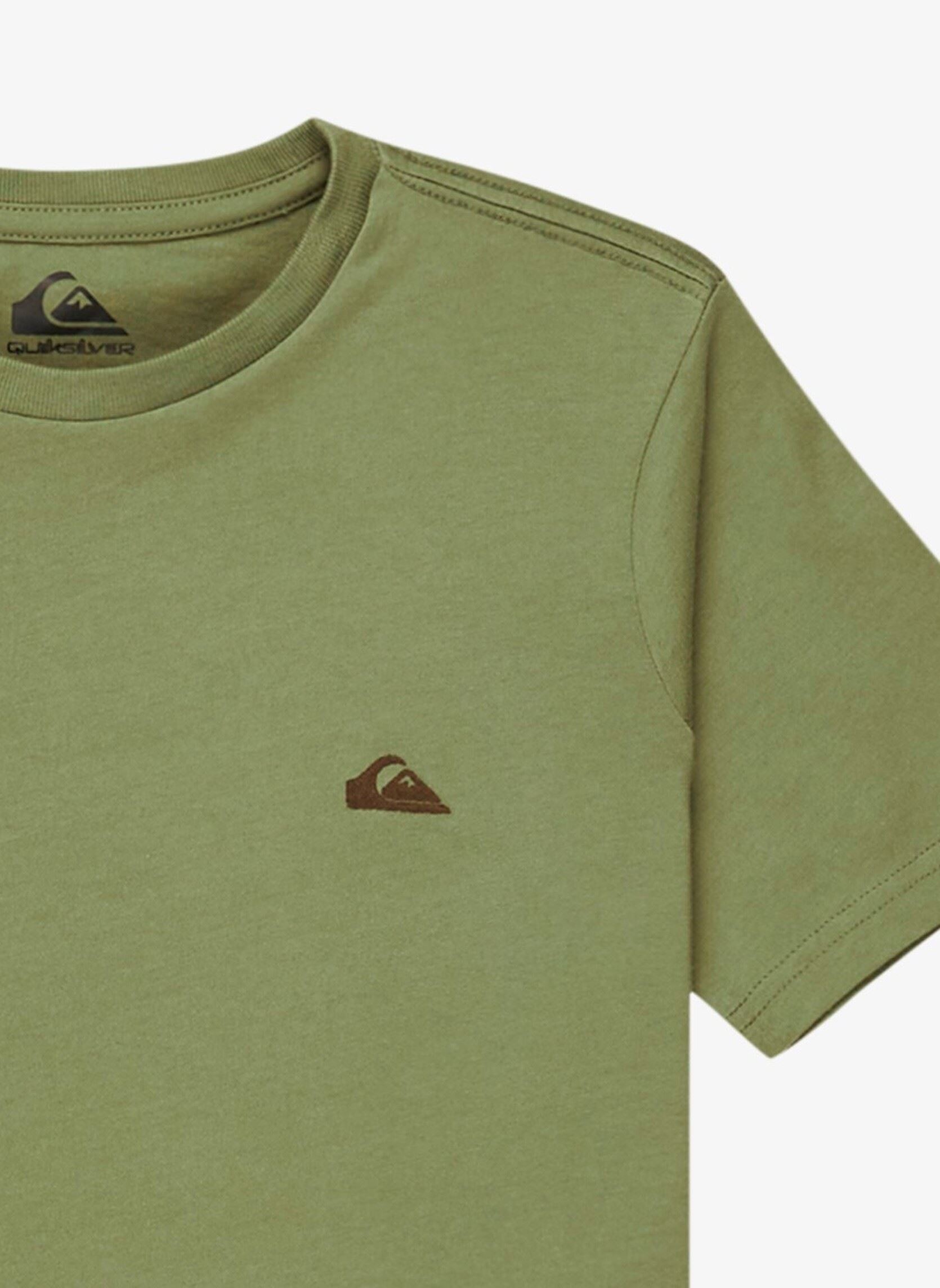 Tee-shirts manches courtes Basic Ss Tee Youth garçon vert Quiksilver Tee-shirts manches courtes Basic Ss Tee Youth garçon vert LODEN GREEN