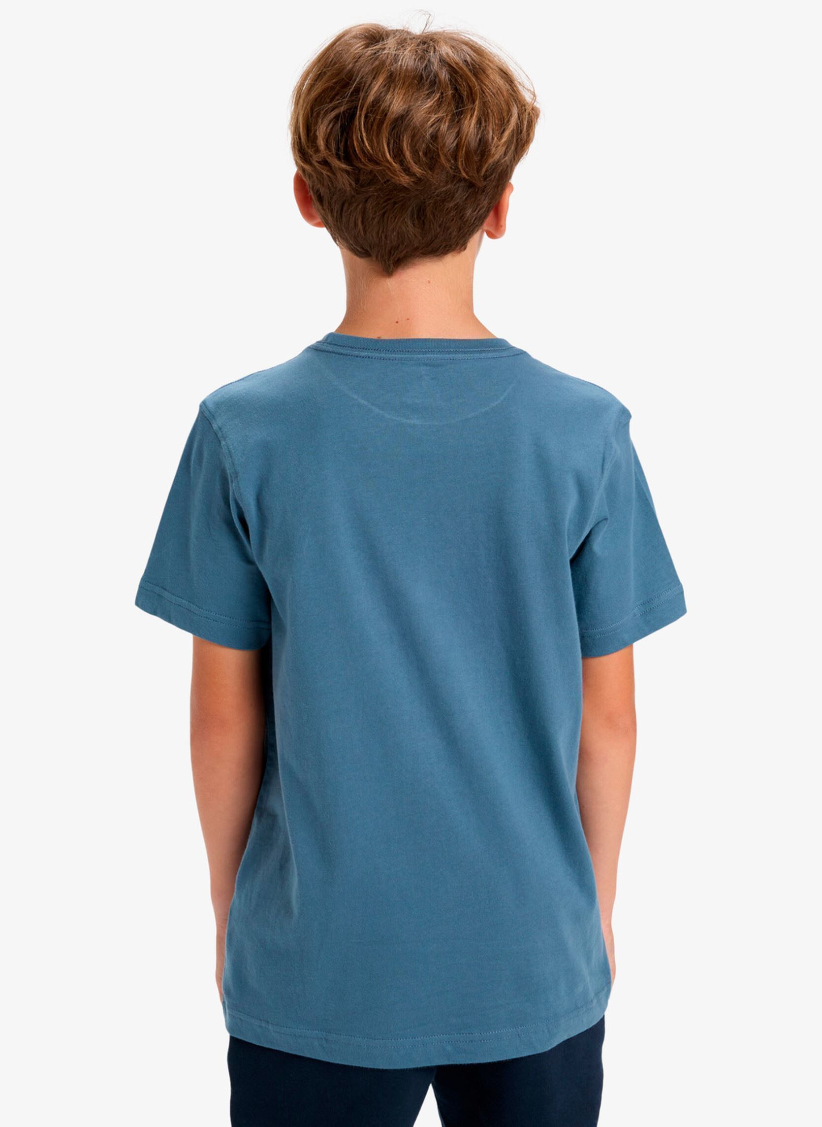 Tee-shirts manches courtes Ev Comp Logo Ss Youth garçon bleu Quiksilver Tee-shirts manches courtes Ev Comp Logo Ss Youth garçon bleu CHINA BLUE