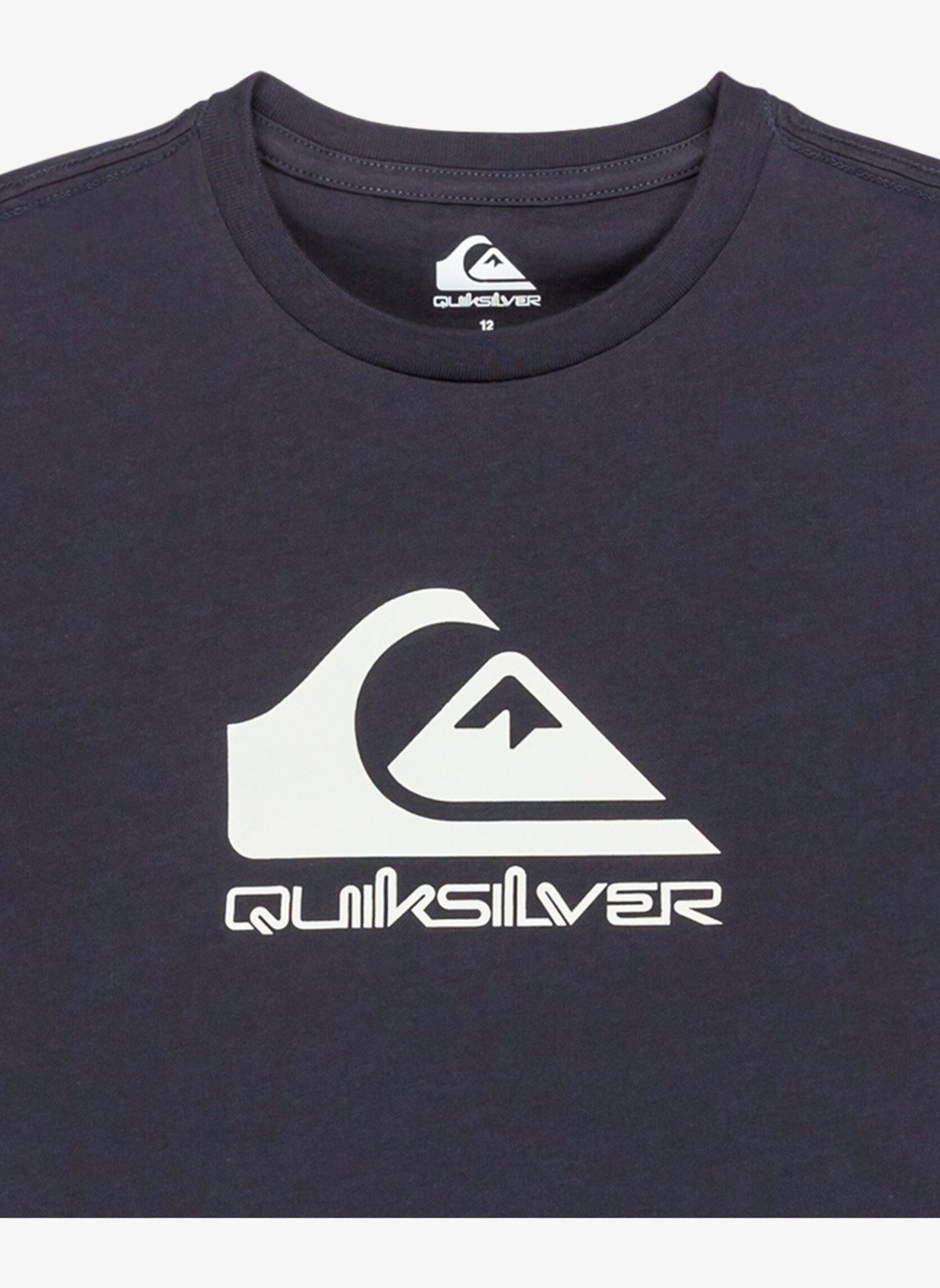 Tee-shirts manches courtes Ev Comp Logo Ss Youth garçon bleu Quiksilver Tee-shirts manches courtes Ev Comp Logo Ss Youth garçon bleu DARK NAVY