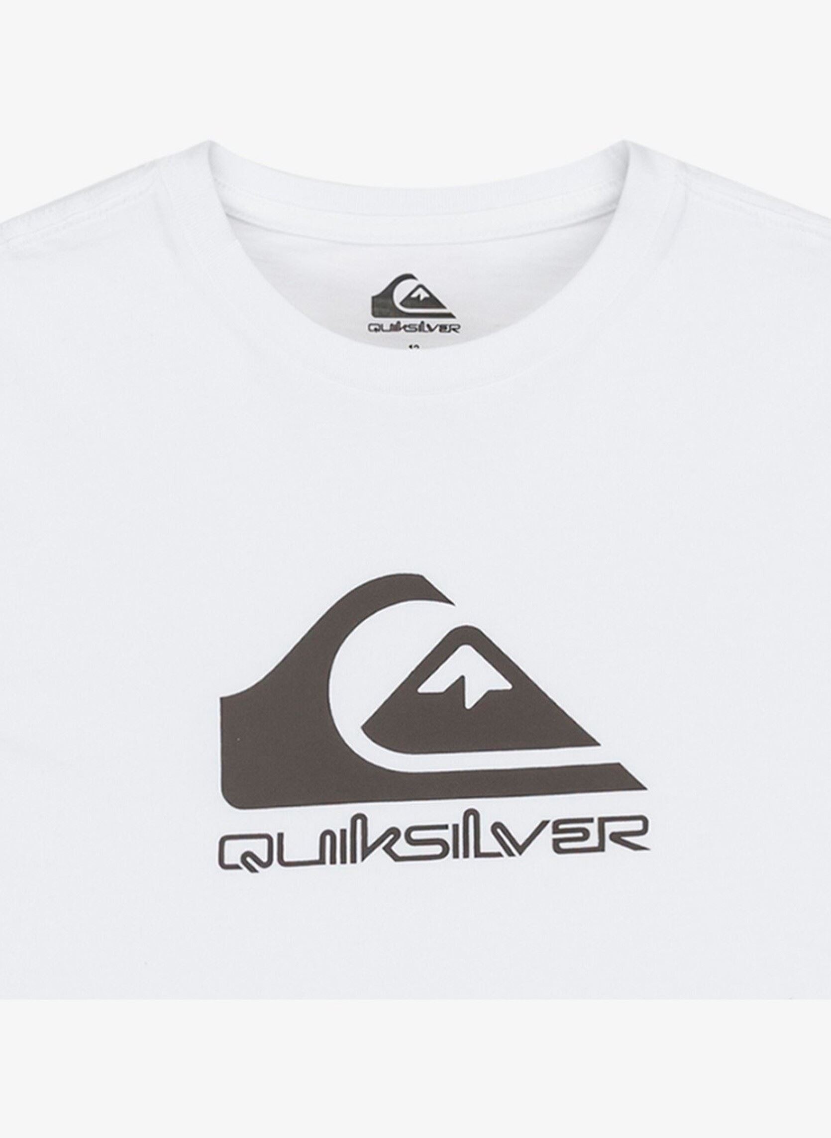 Tee-shirts manches courtes Ev Comp Logo Ss Youth garçon blanc Quiksilver Tee-shirts manches courtes Ev Comp Logo Ss Youth garçon blanc WHITE
