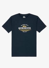 Tee-shirts manches courtes Ev Type Line Ss Youth garçon bleu Quiksilver Tee-shirts manches courtes Ev Type Line Ss Youth garçon bleu Dark Navy