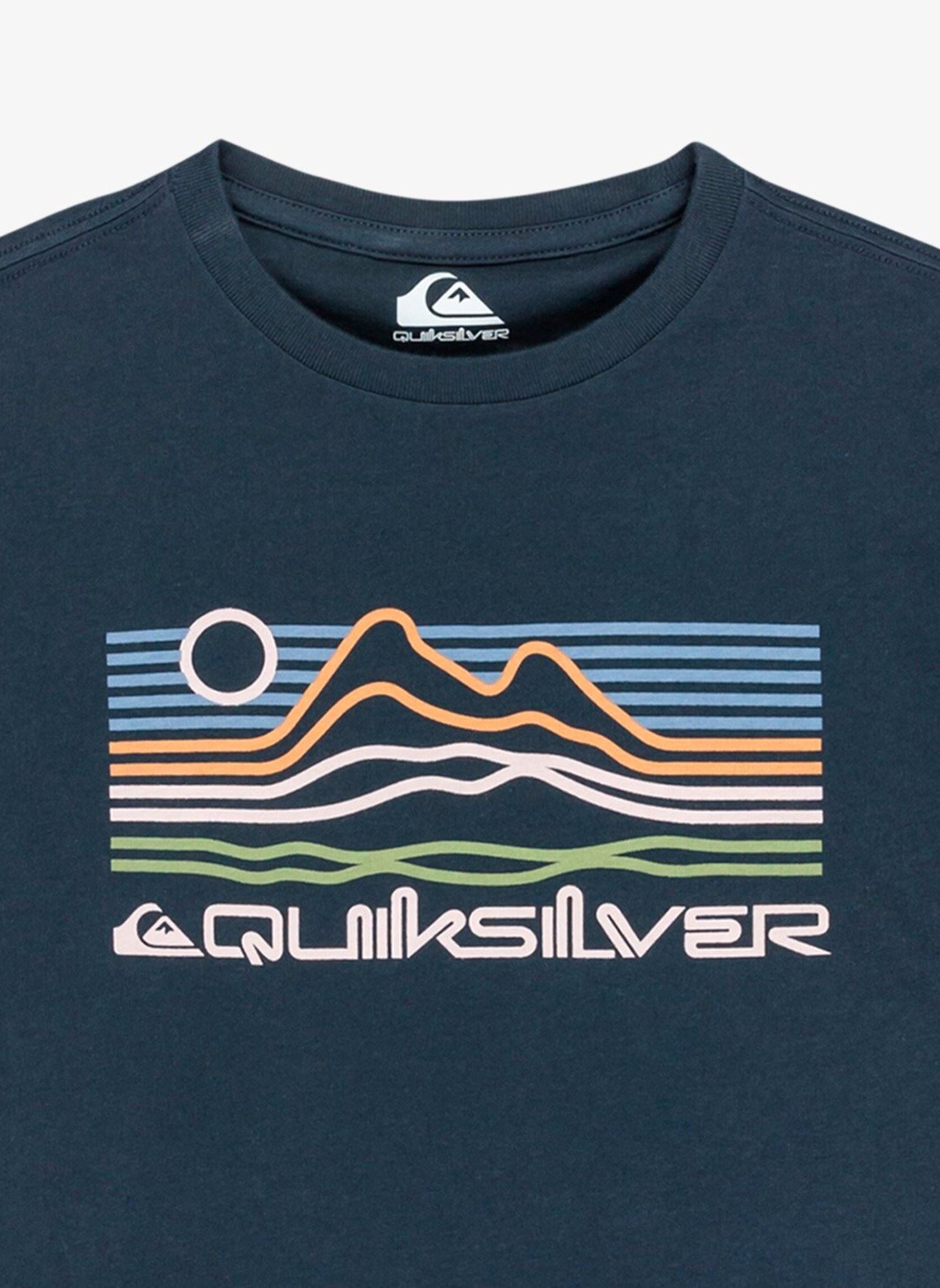 Tee-shirts manches courtes Ev Light Waves Ss Youth garçon bleu Quiksilver Tee-shirts manches courtes Ev Light Waves Ss Youth garçon bleu Dark Navy