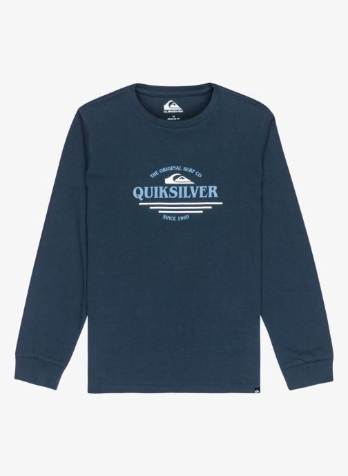 Quiksilver Tee-shirts manches longues Ev Type Line Ls Youth garçon bleu