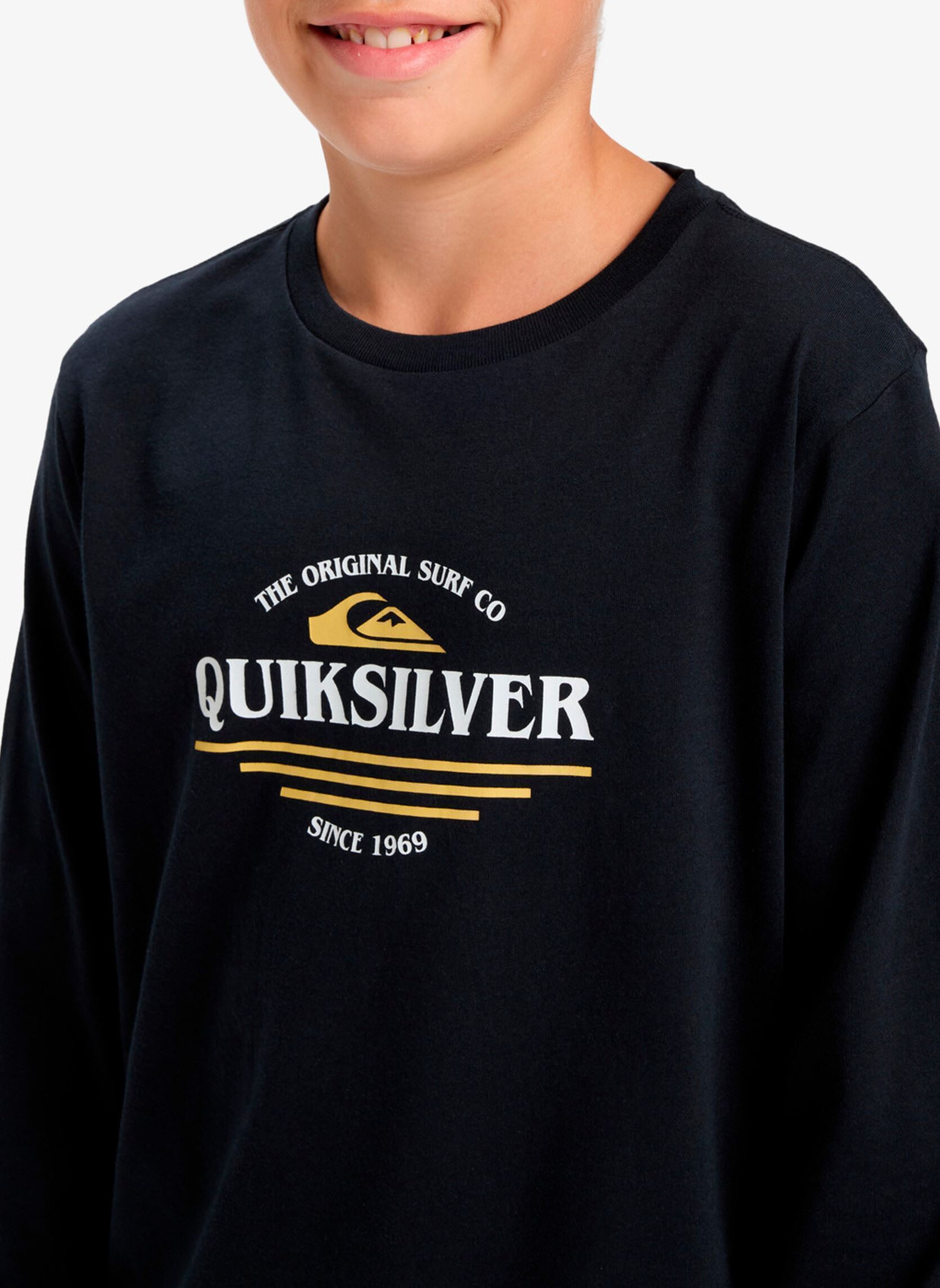 Langarm-T-Shirts Ev Type Line Ls Youth jungen schwarz Quiksilver Langarm-T-Shirts Ev Type Line Ls Youth jungen schwarz Black