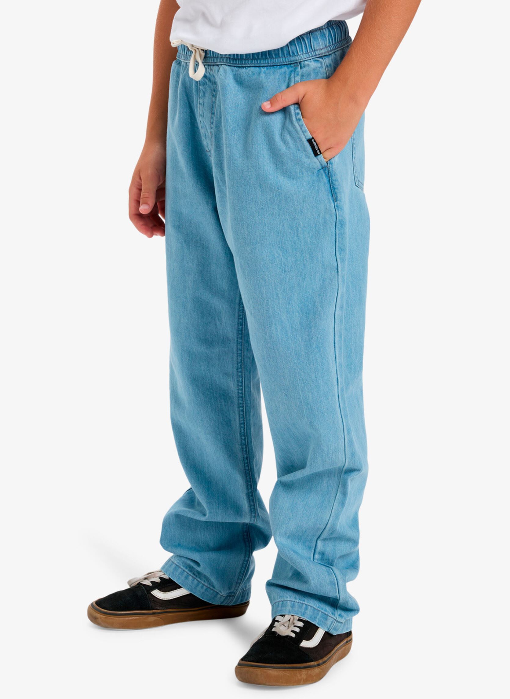 Jeans droits Taxer Denim Pant Youth EQBDP03185-BSP0 garçon bleu Quiksilver Jeans droits Taxer Denim Pant Youth EQBDP03185-BSP0 garçon bleu 2001 Stone Wash