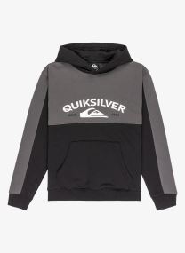 Felpe con zip Knowledge Area Hood Youth EQBFT03948-KVJ bambino nero Quiksilver Felpe con zip Knowledge Area Hood Youth EQBFT03948-KVJ bambino nero Black