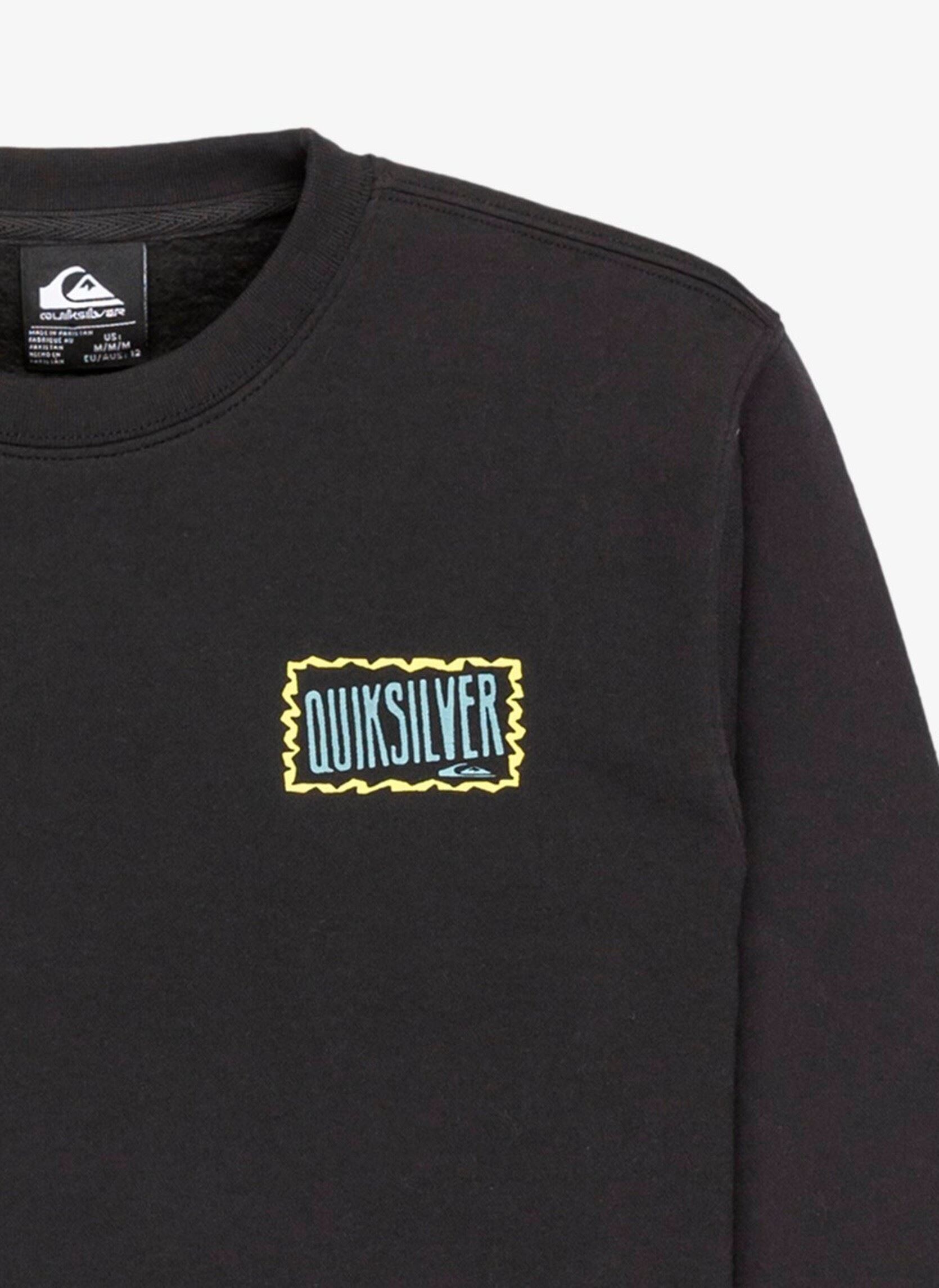 Sweats zippés Graphic Crew Youth garçon noir Quiksilver Sweats zippés Graphic Crew Youth garçon noir Black