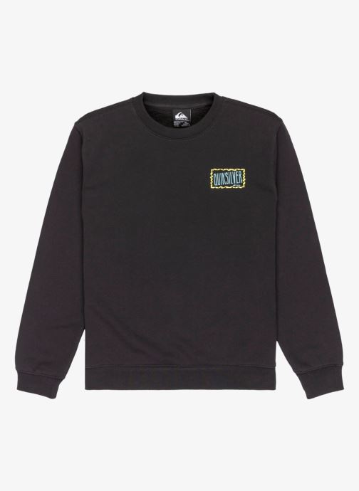 Quiksilver Sweats zippés Graphic Crew Youth garçon noir