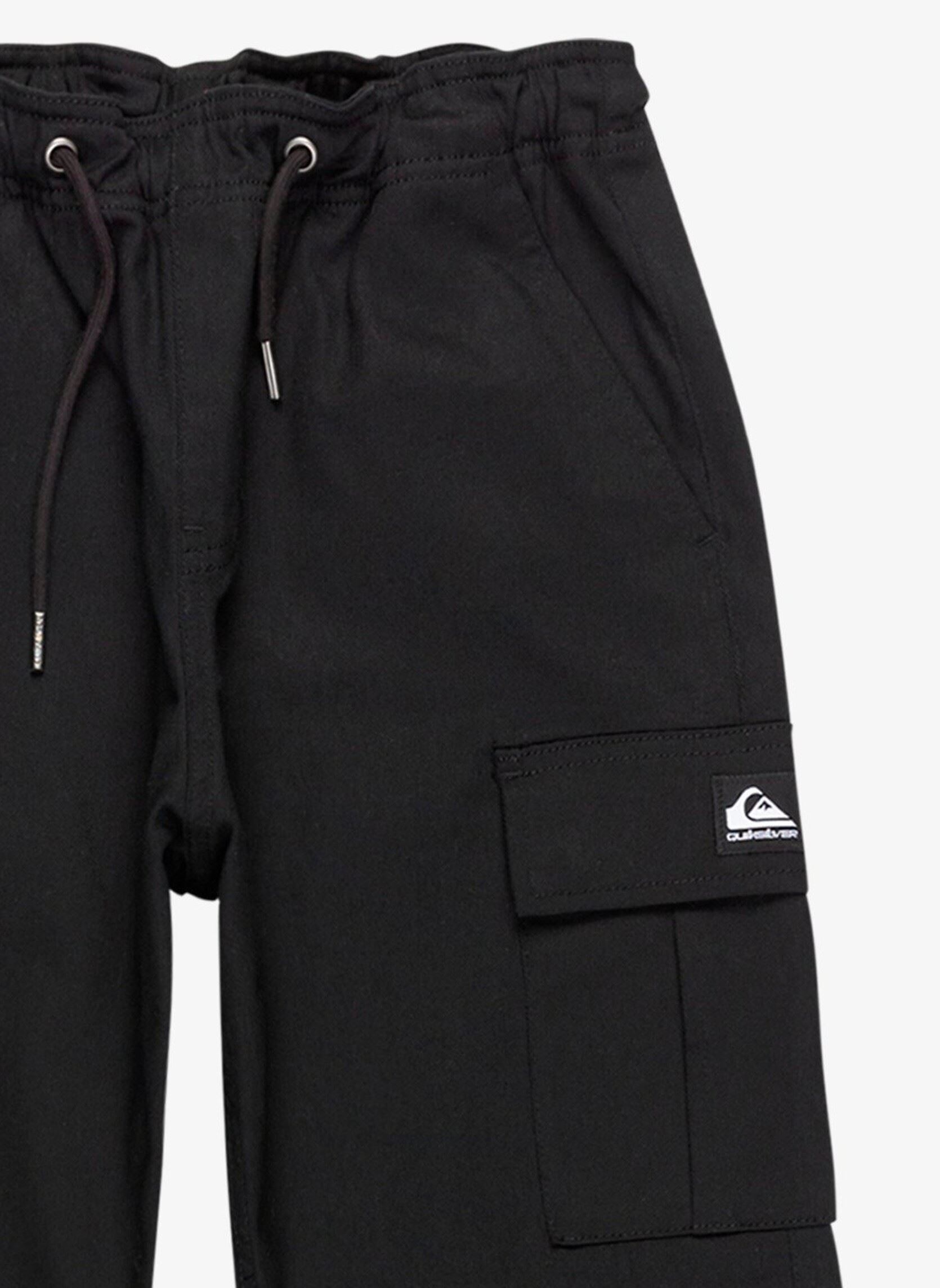 Pantalons Taxer Cargo Pant Youth EQBNP03133-KVJ0 garçon noir Quiksilver Pantalons Taxer Cargo Pant Youth EQBNP03133-KVJ0 garçon noir BLACK