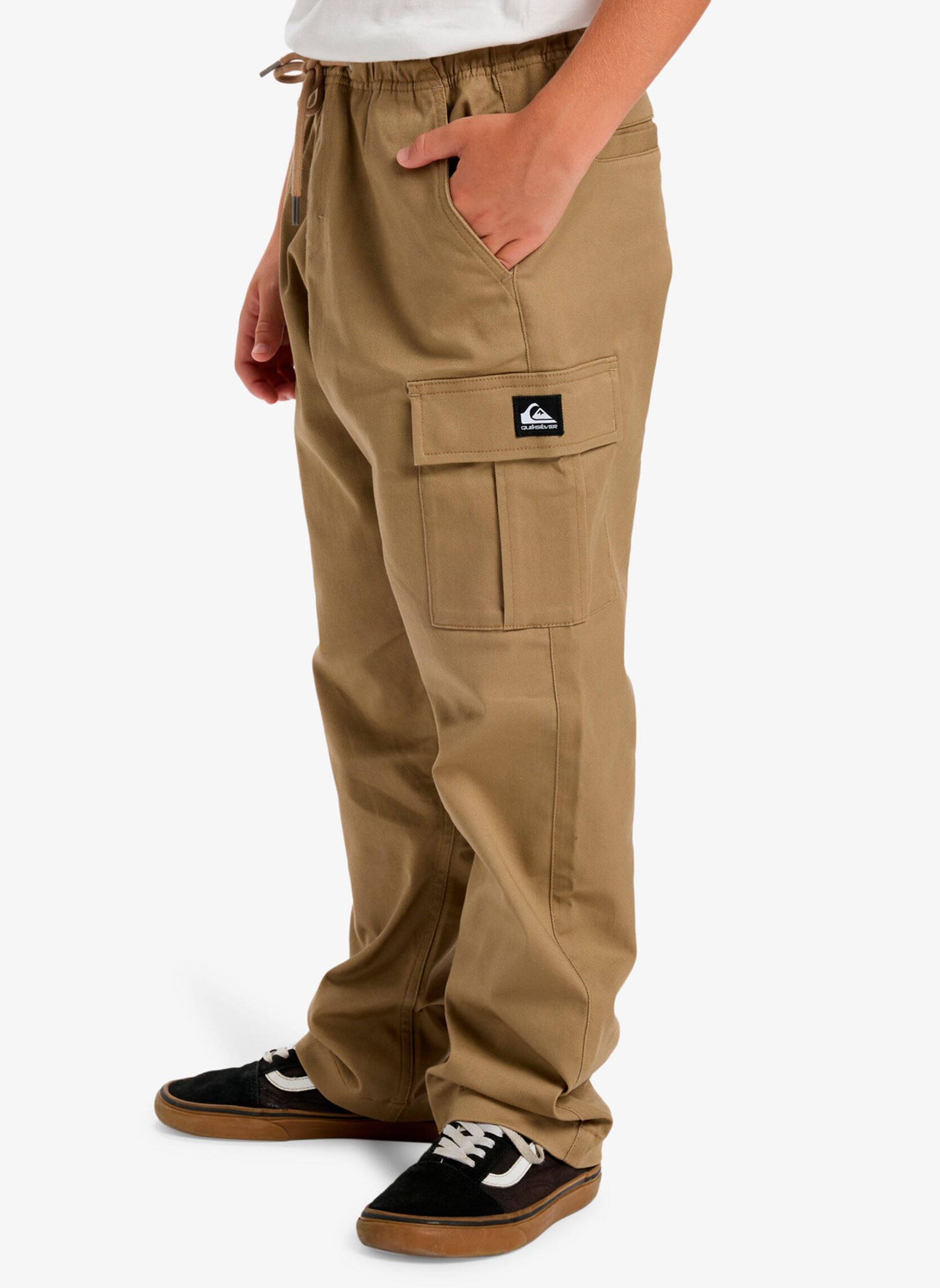 Pantalons Taxer Cargo Pant Youth EQBNP03133-TMP0 garçon beige Quiksilver Pantalons Taxer Cargo Pant Youth EQBNP03133-TMP0 garçon beige Elmwood
