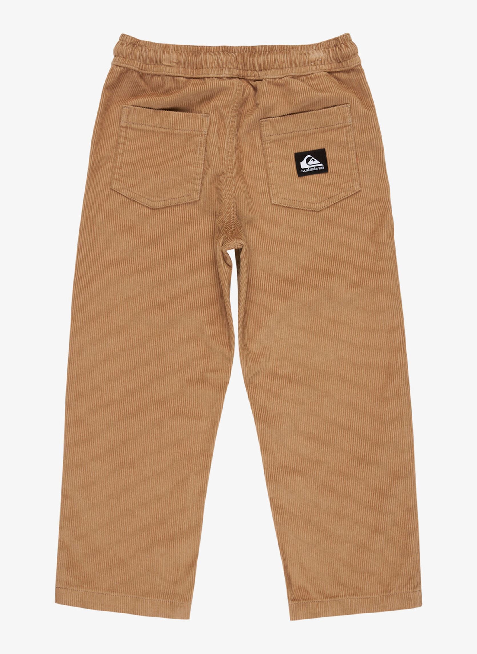 Pantalons Taxer Cord Pant Boy garçon beige Quiksilver Pantalons Taxer Cord Pant Boy garçon beige ELMWOOD