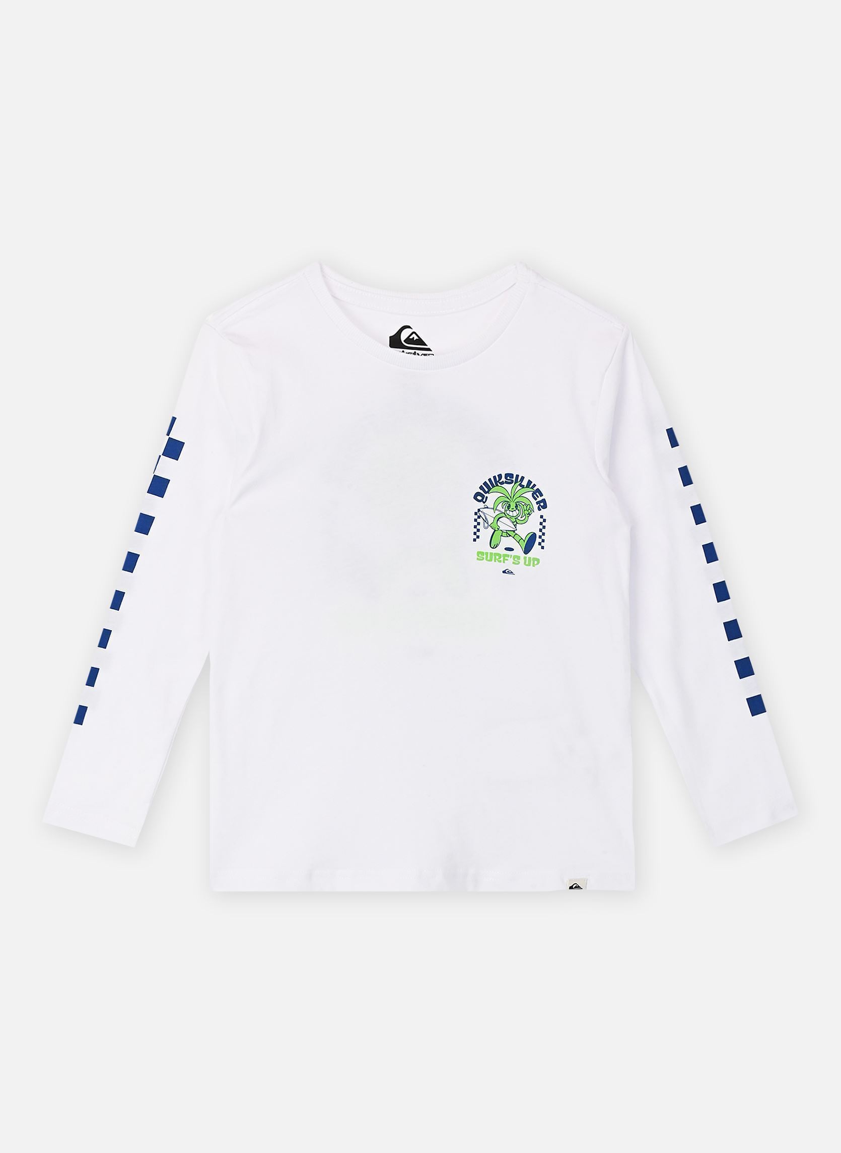 Tee-shirts Ev Surfs Up Ls Boy garçon blanc Quiksilver Tee-shirts Ev Surfs Up Ls Boy garçon blanc White