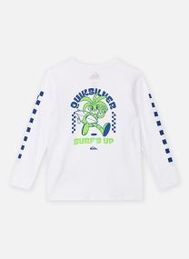 Tee-shirts Ev Surfs Up Ls Boy garçon blanc Quiksilver Tee-shirts Ev Surfs Up Ls Boy garçon blanc White