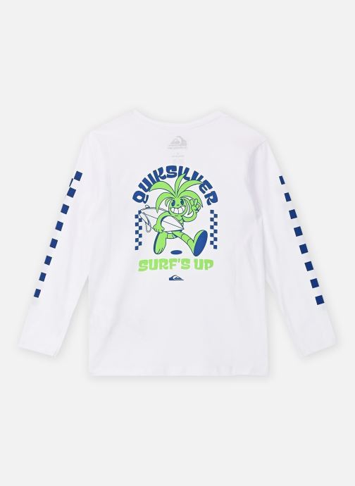 Quiksilver Tee-shirts Ev Surfs Up Ls Boy garçon blanc