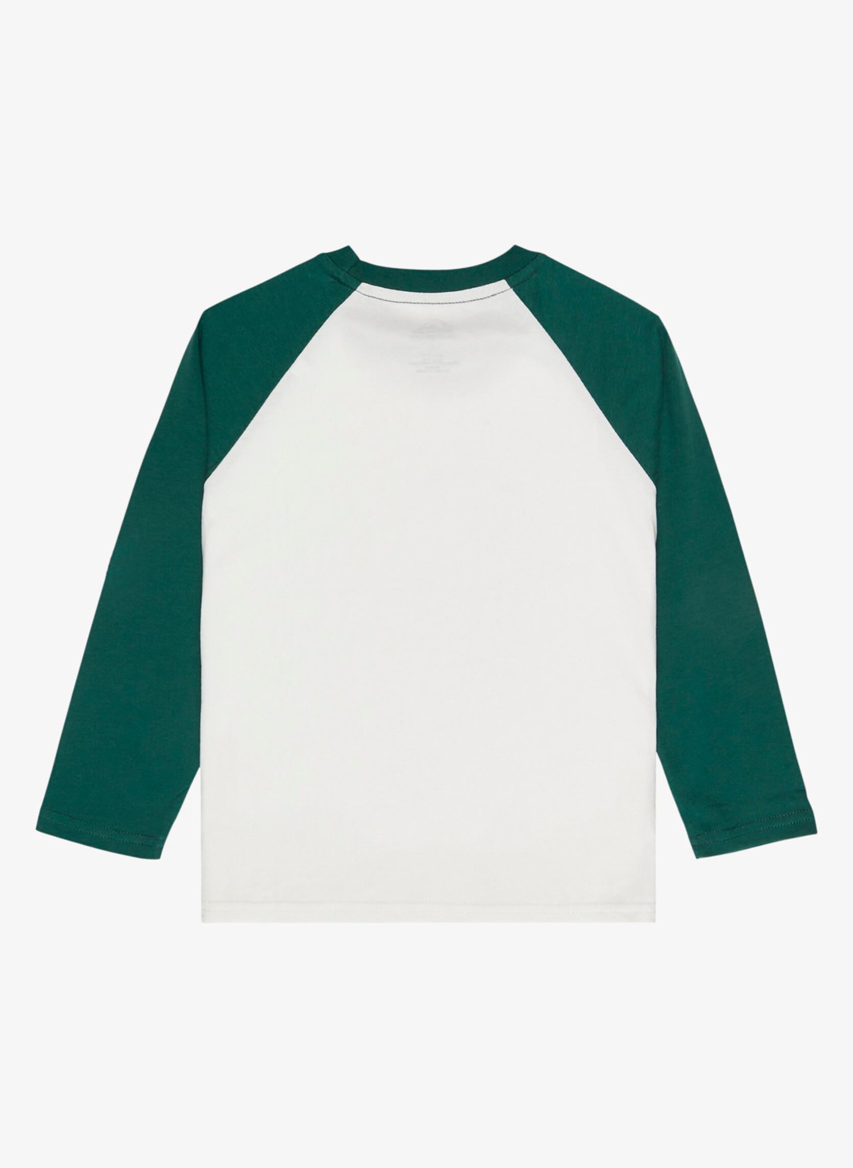 Langarm-T-Shirts Ev Spot On Ls Raglan Boy jungen weiß Quiksilver Langarm-T-Shirts Ev Spot On Ls Raglan Boy jungen weiß Snow white