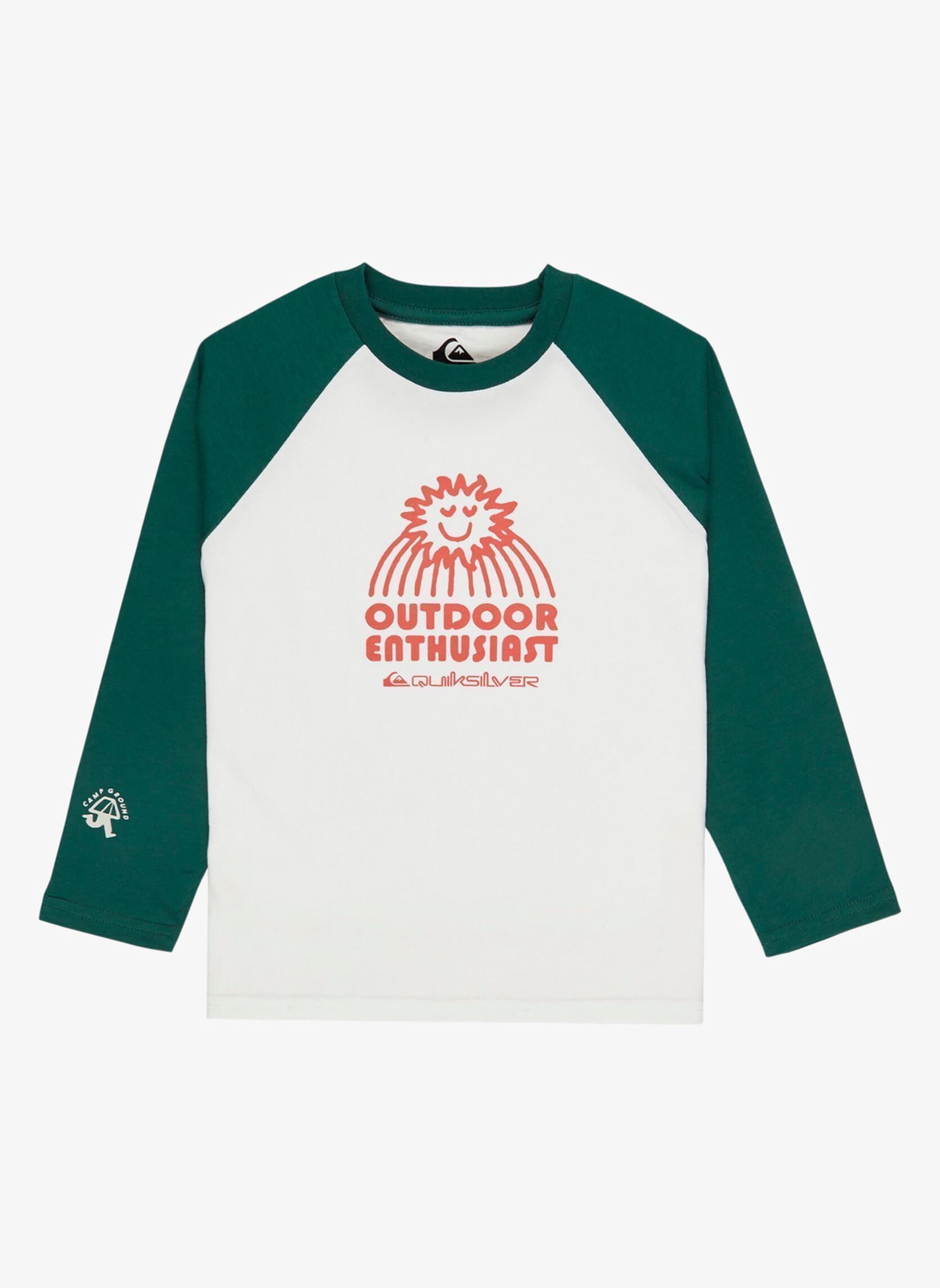 T shirt enfant Quiksilver Ev Spot On Raglan - vue 2