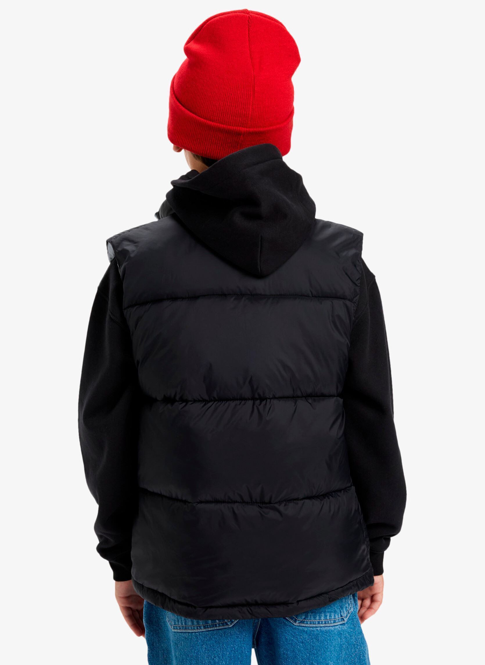 Doudounes Cold Days Sleeveless Youth EQBJK03344-KV garçon noir Quiksilver Doudounes Cold Days Sleeveless Youth EQBJK03344-KV garçon noir Black