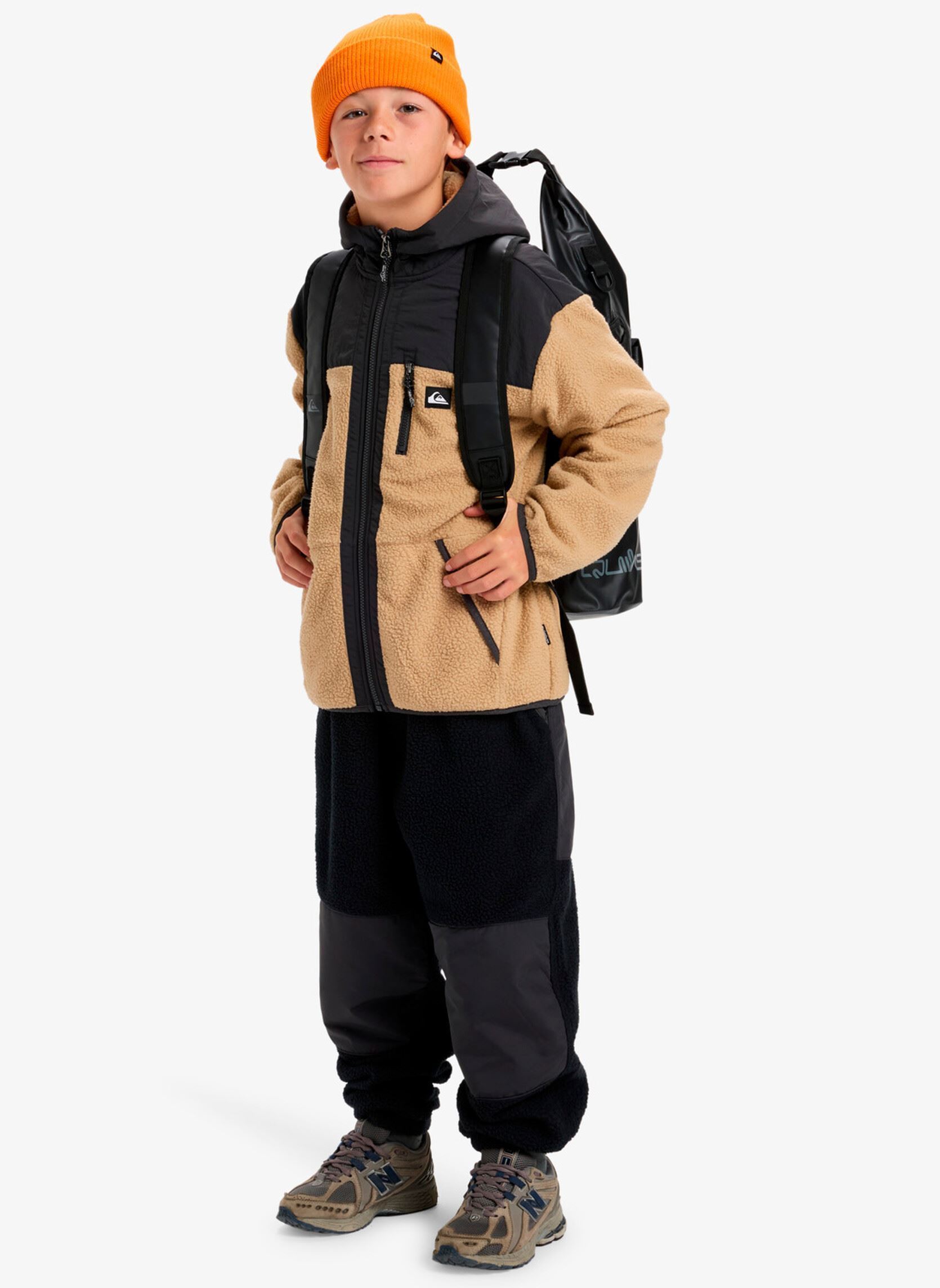 Fleece-Jacken Back To S School Youth EQBPF03014-CKK0 jungen beige Quiksilver Fleece-Jacken Back To S School Youth EQBPF03014-CKK0 jungen beige Cornstalk