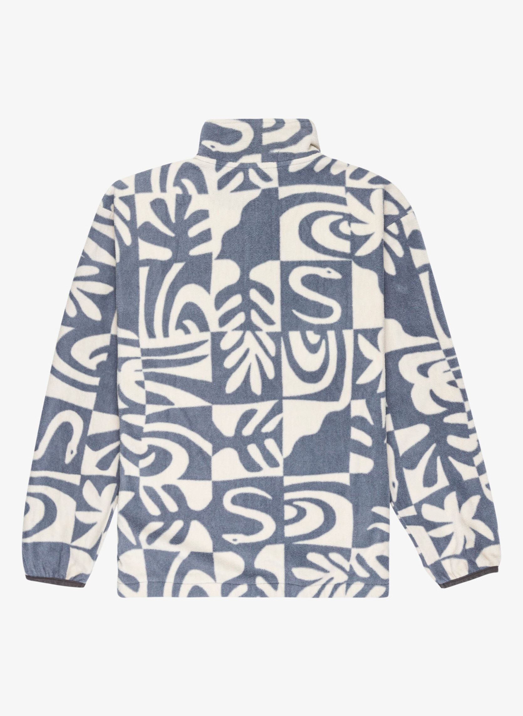 Polaires Ice Fields Fz Youth garçon multicolore Quiksilver Polaires Ice Fields Fz Youth garçon multicolore China Blue Desert Checker