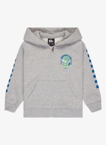 Felpe con zip Graphic Zip Hoodie Boys bambino grigio