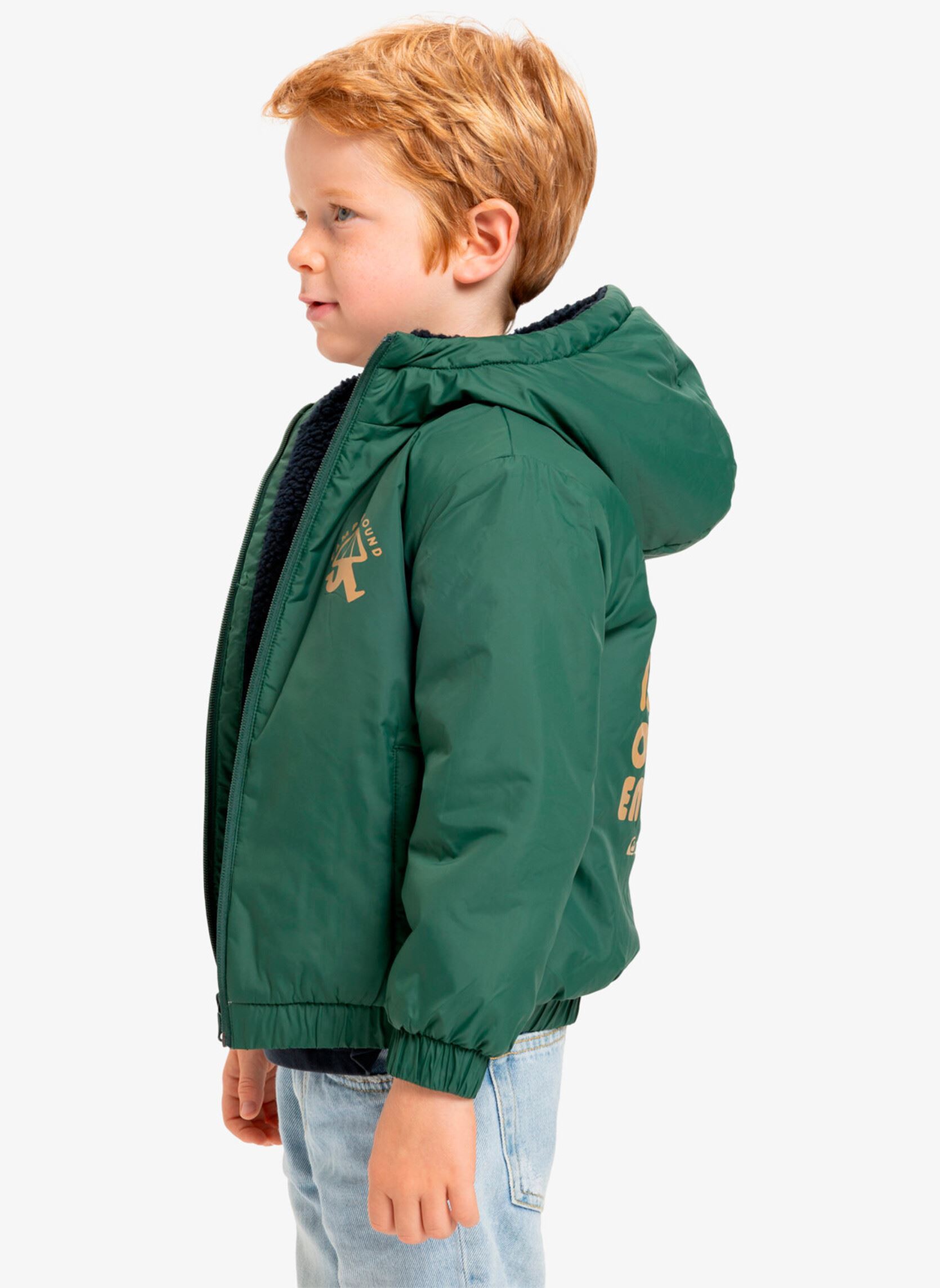 Blousons Reversible All Seas Boy Jacket garçon vert Quiksilver Blousons Reversible All Seas Boy Jacket garçon vert Trekking Green