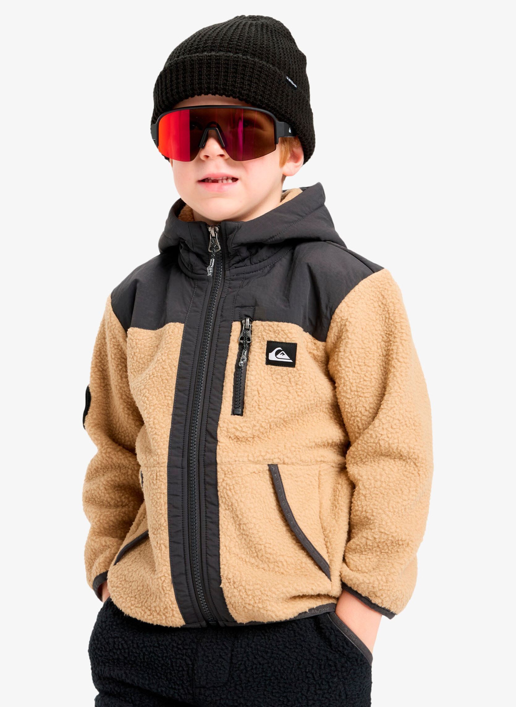 Fleece-Jacken Back To S School Boy jungen beige Quiksilver Fleece-Jacken Back To S School Boy jungen beige Cornstalk
