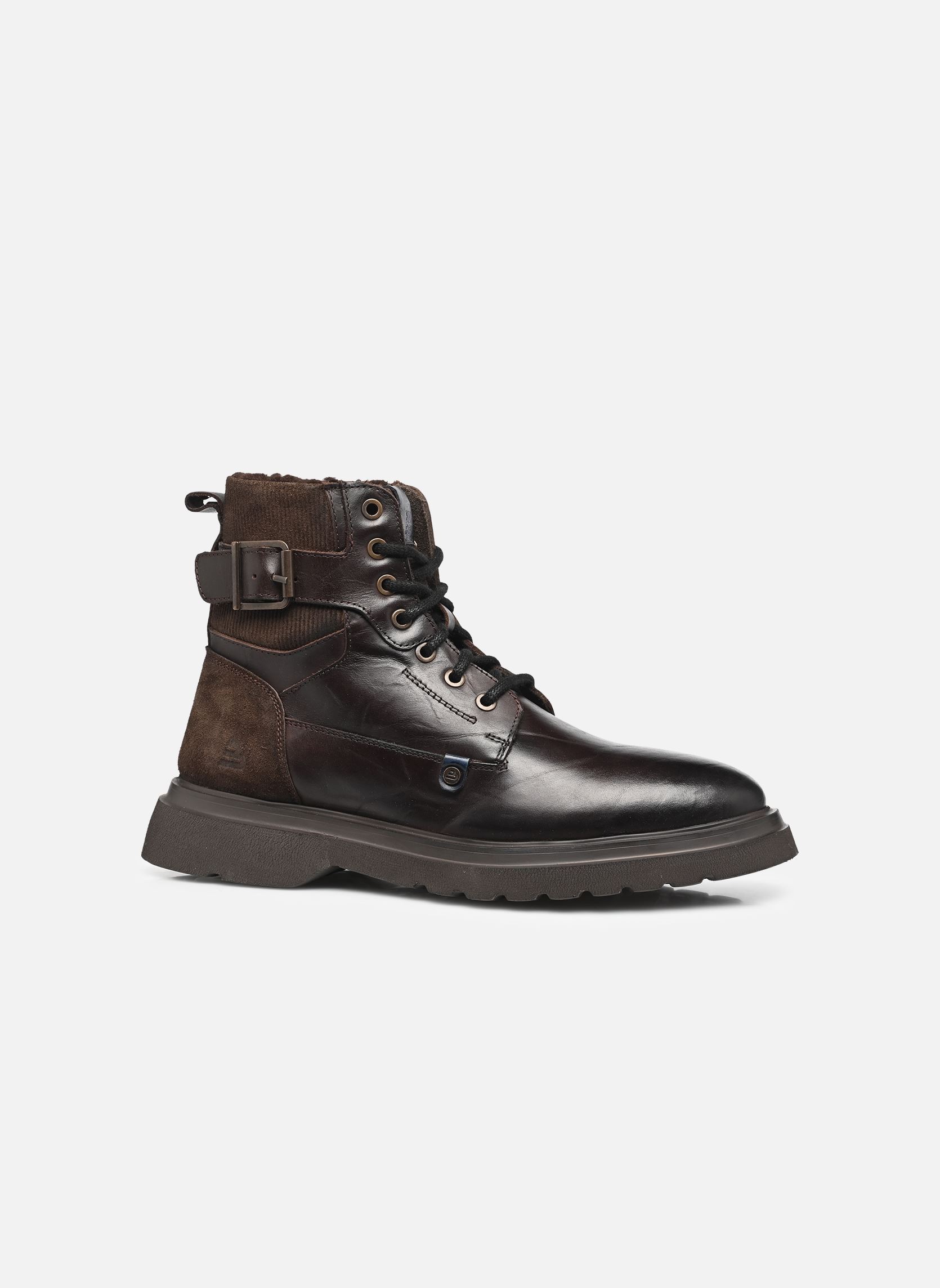 Veterlaarsjes Jipeu heren bruin Bullboxer Veterlaarsjes Jipeu heren bruin Dark Brown