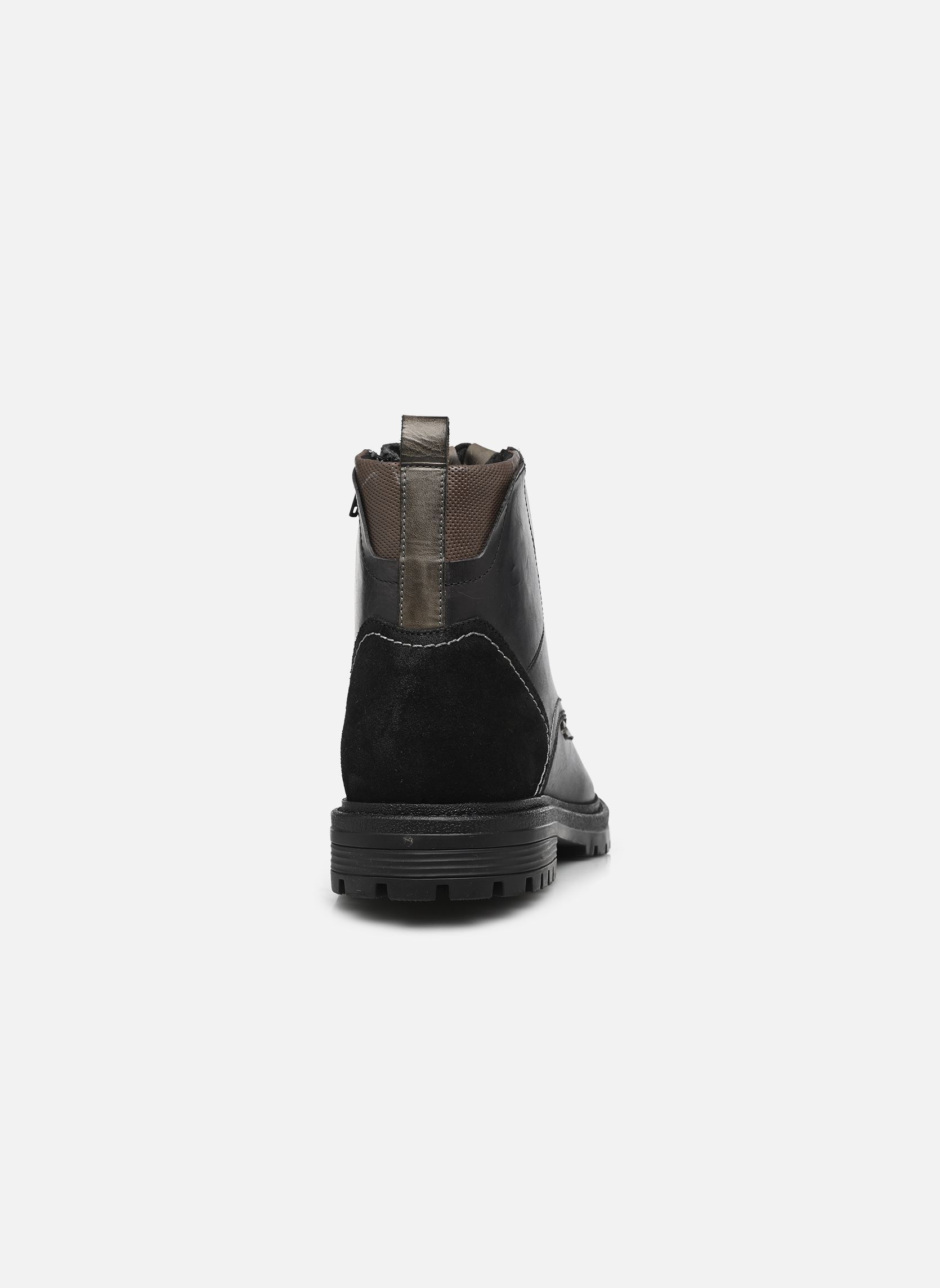Veterlaarsjes Jite heren grijs Bullboxer Veterlaarsjes Jite heren grijs Black - Grey