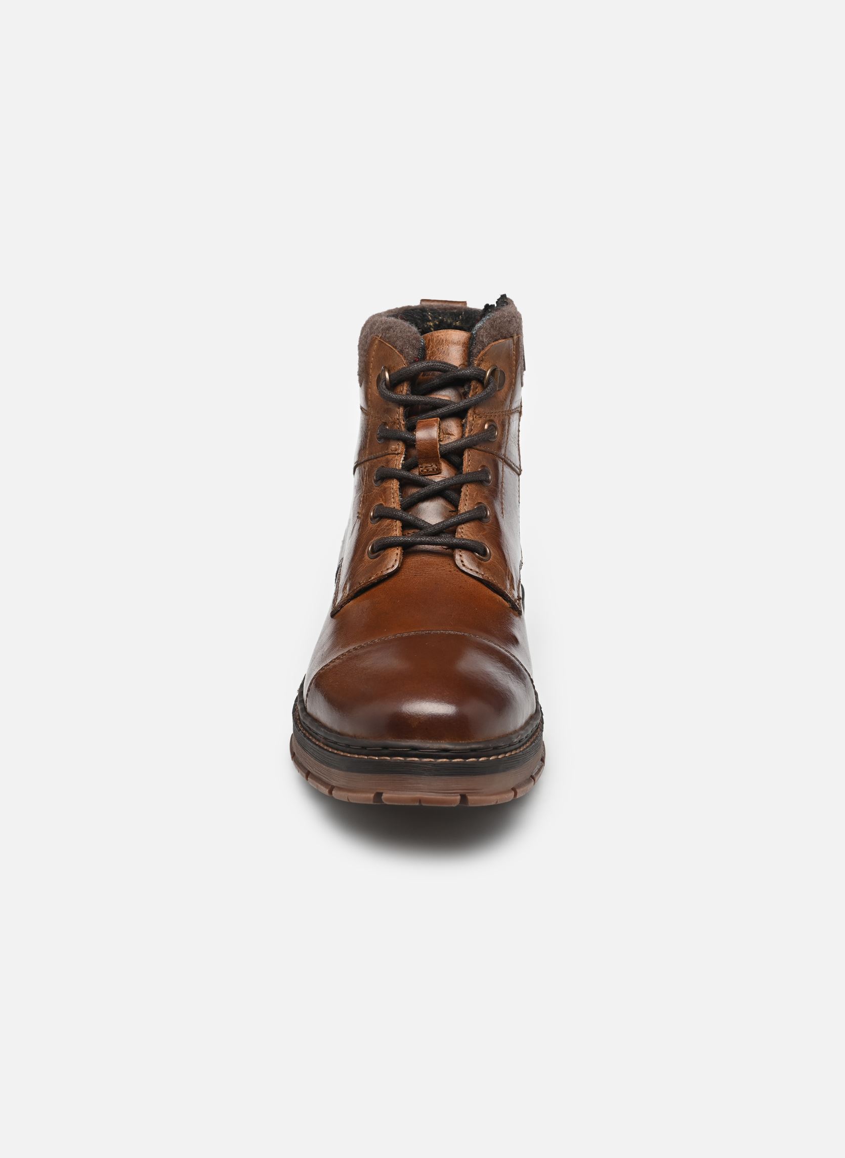 Veterlaarsjes Jizou heren bruin Bullboxer Veterlaarsjes Jizou heren bruin Cognac