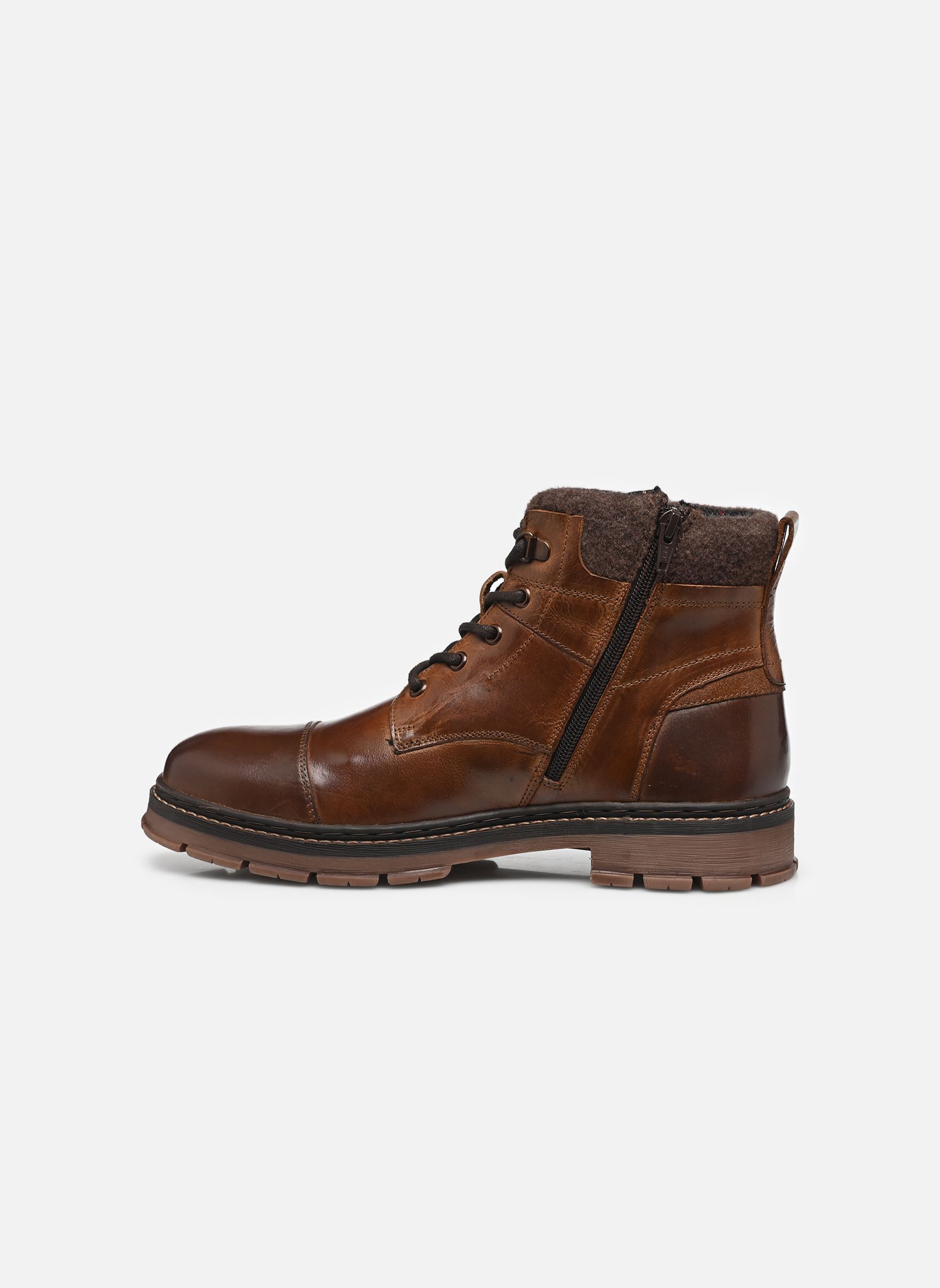 Veterlaarsjes Jizou heren bruin Bullboxer Veterlaarsjes Jizou heren bruin Cognac