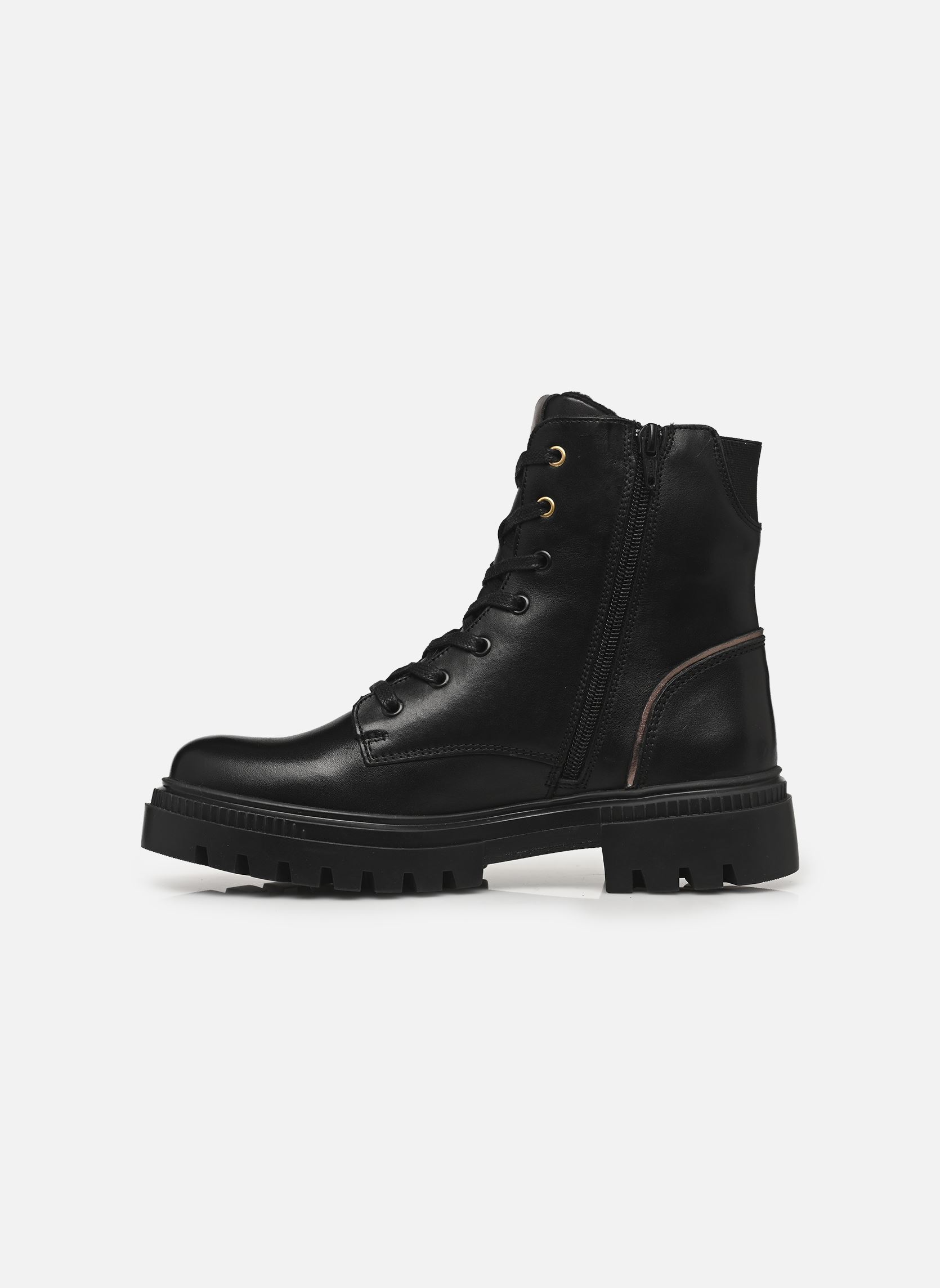 Bottines à lacets Jacinthe femme noir Bullboxer Bottines à lacets Jacinthe femme noir Black - Bronze