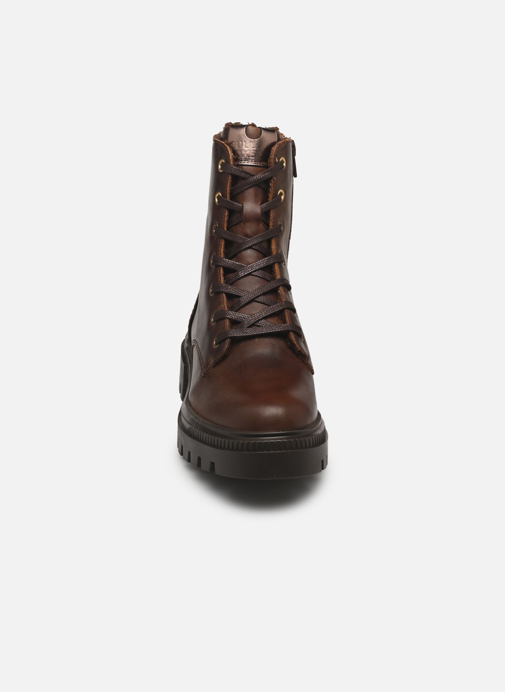 Bottines à lacets Jacinthe femme marron Bullboxer Bottines à lacets Jacinthe femme marron Brown - Bronze