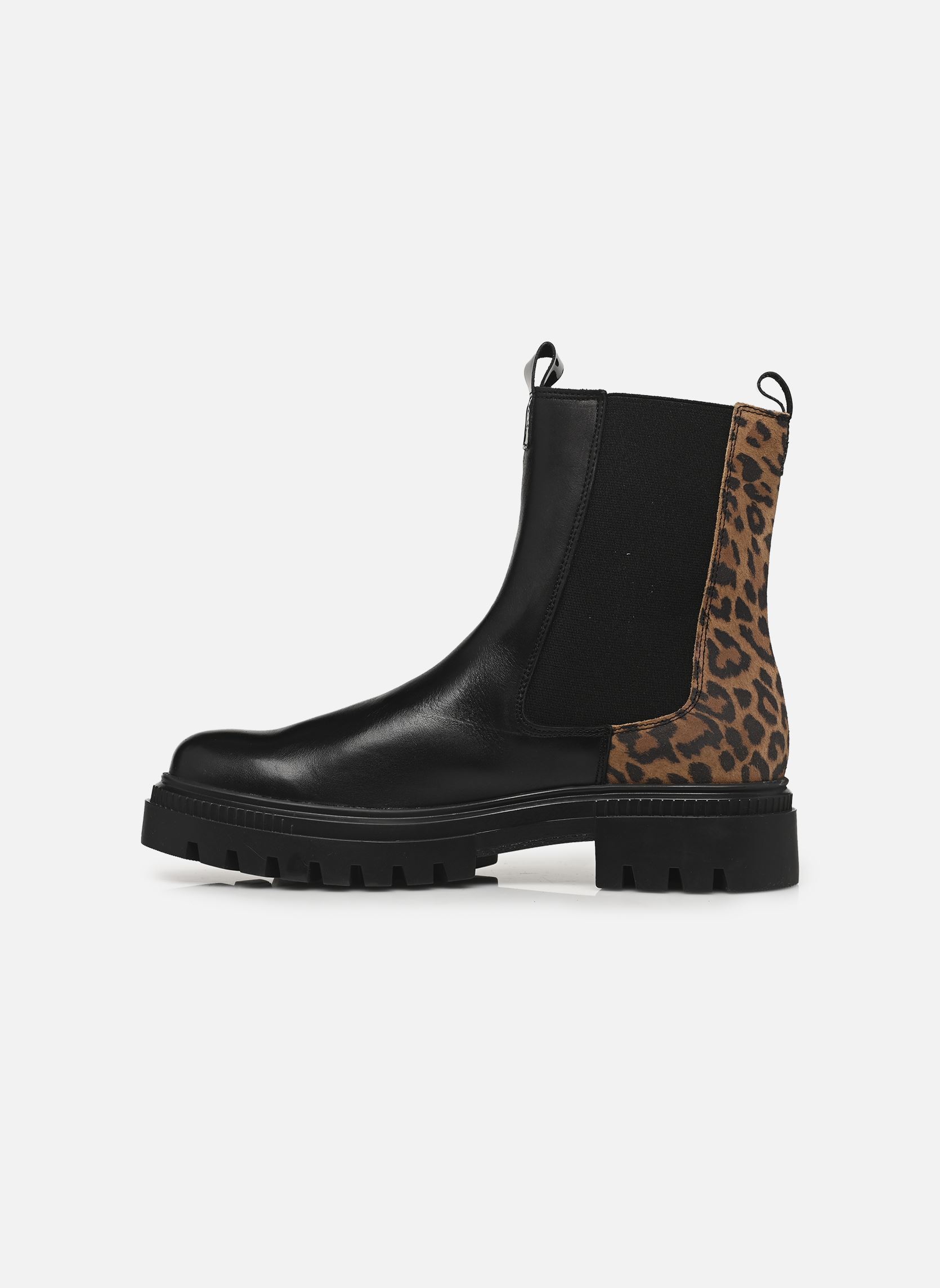 Bottines et boots Jasione L femme noir Bullboxer Bottines et boots Jasione L femme noir Black - Leopard