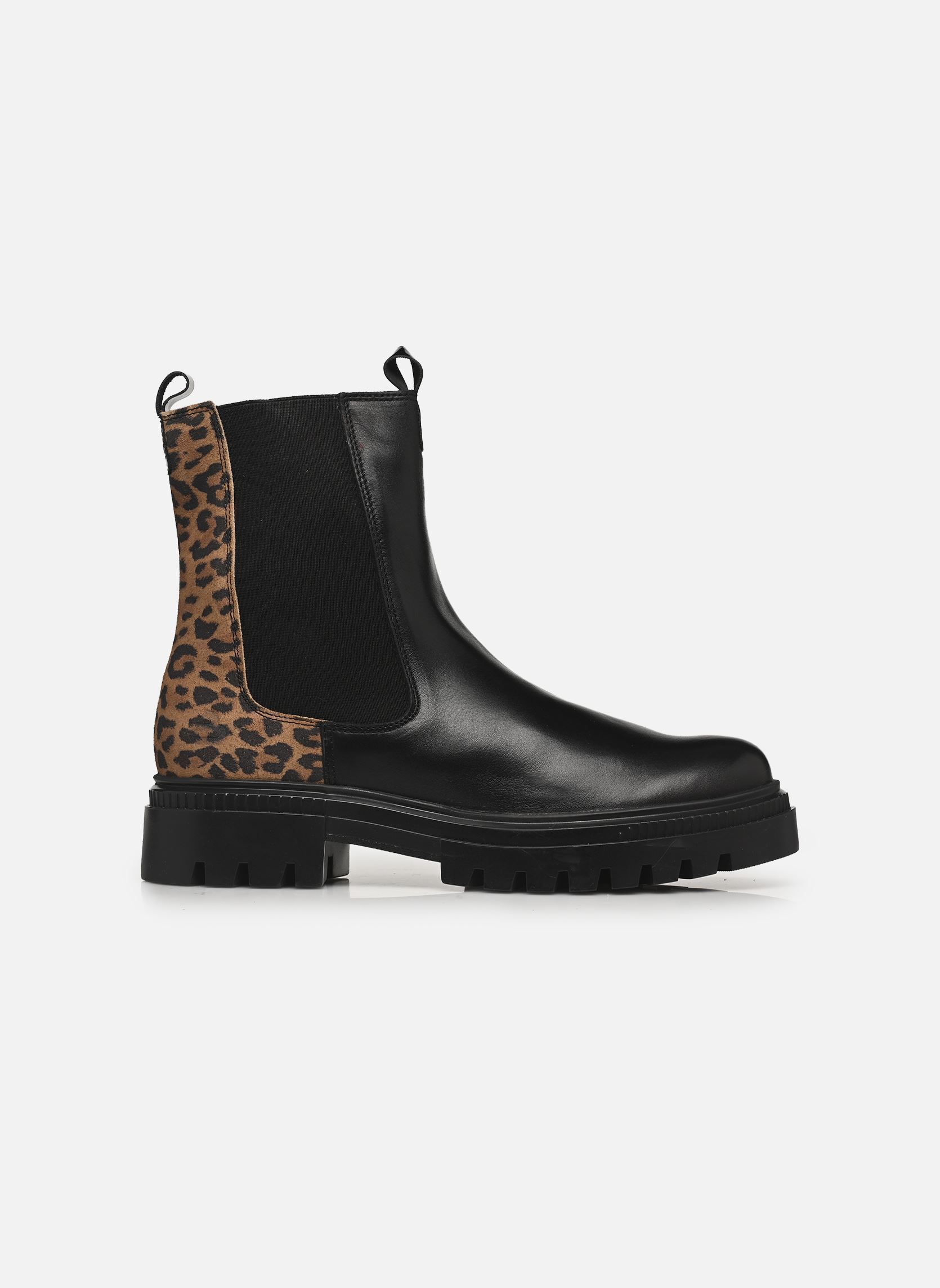 Bottines et boots Jasione L femme noir Bullboxer Bottines et boots Jasione L femme noir Black - Leopard