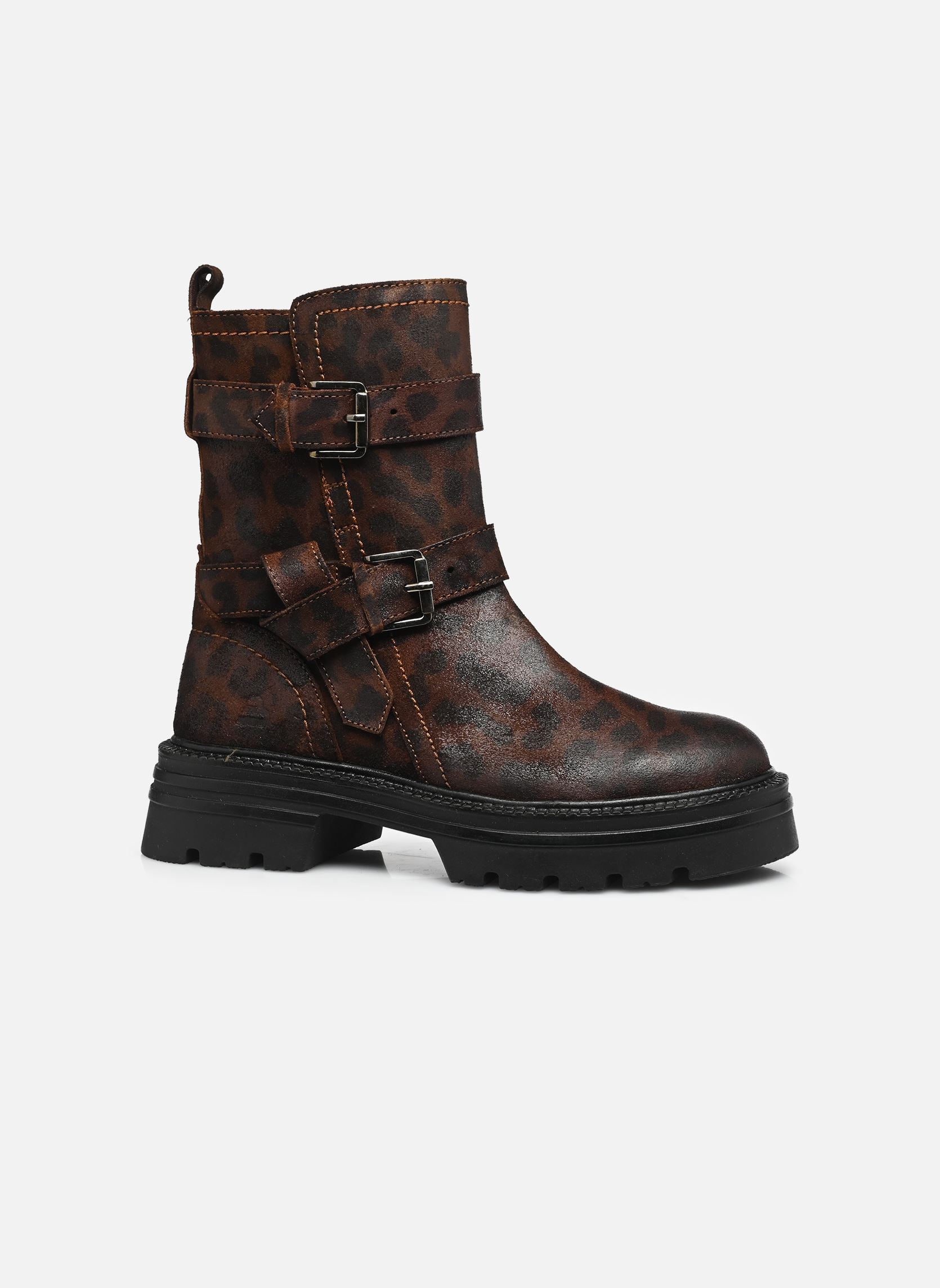 Bottines et boots Jufi L femme marron Bullboxer Bottines et boots Jufi L femme marron Brown - Leopard