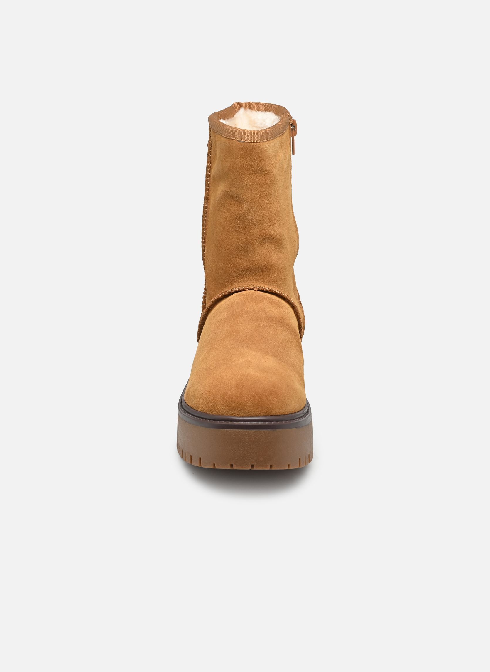 Gefütterte Stiefeletten Josy damen braun Bullboxer Gefütterte Stiefeletten Josy damen braun Cognac