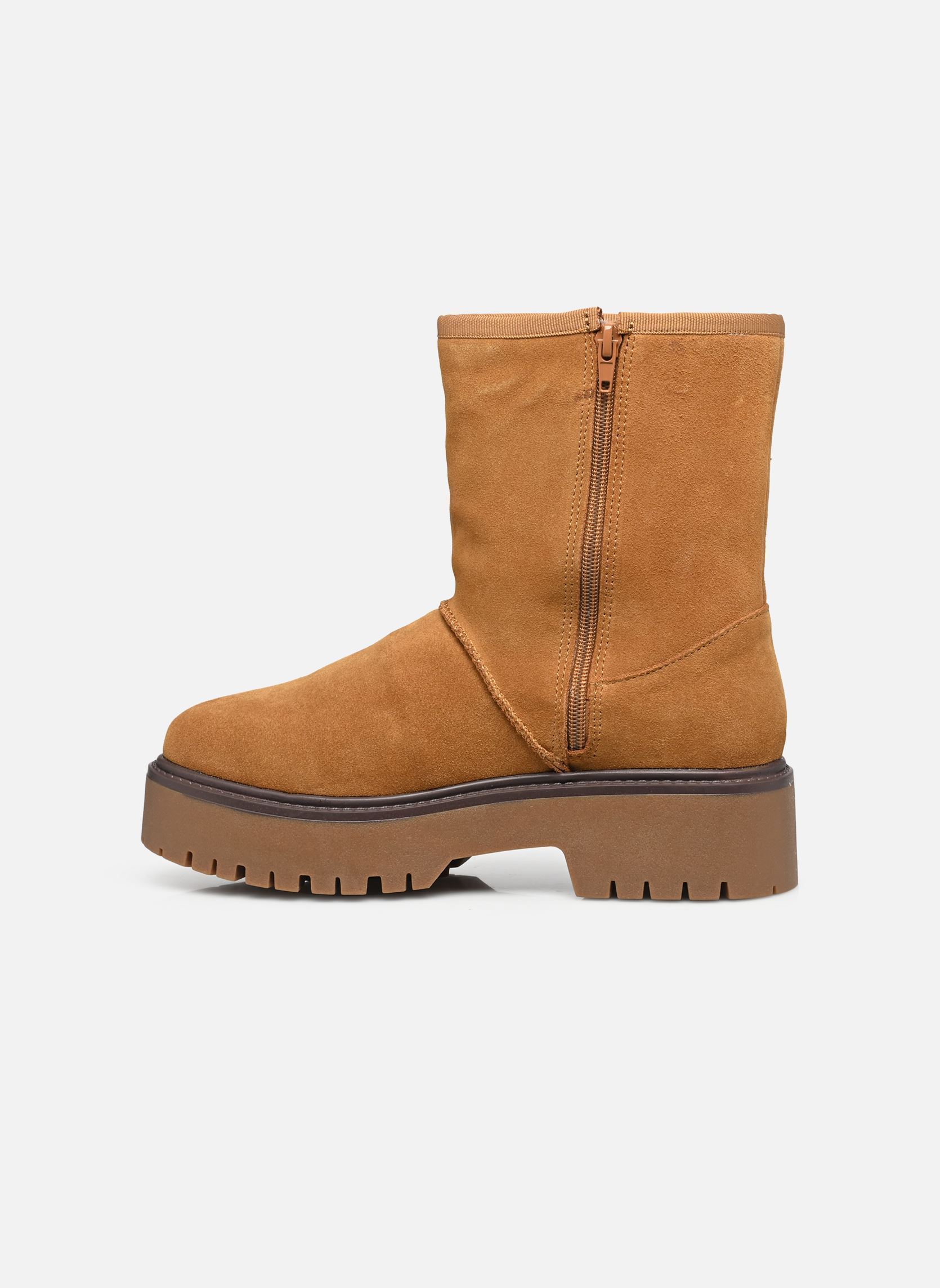 Gefütterte Stiefeletten Josy damen braun Bullboxer Gefütterte Stiefeletten Josy damen braun Cognac