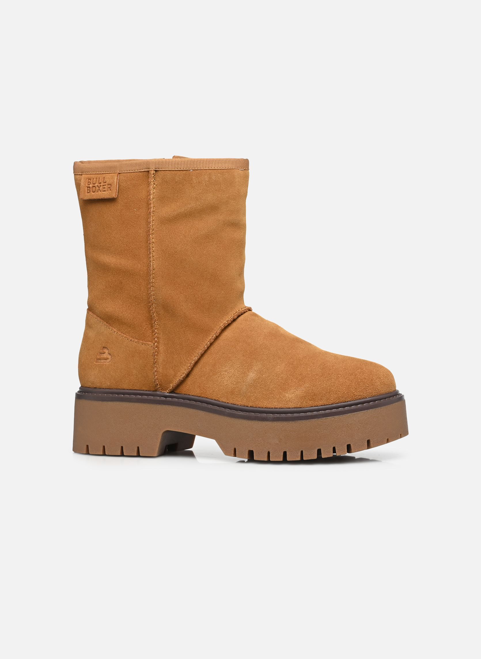 Gefütterte Stiefeletten Josy damen braun Bullboxer Gefütterte Stiefeletten Josy damen braun Cognac