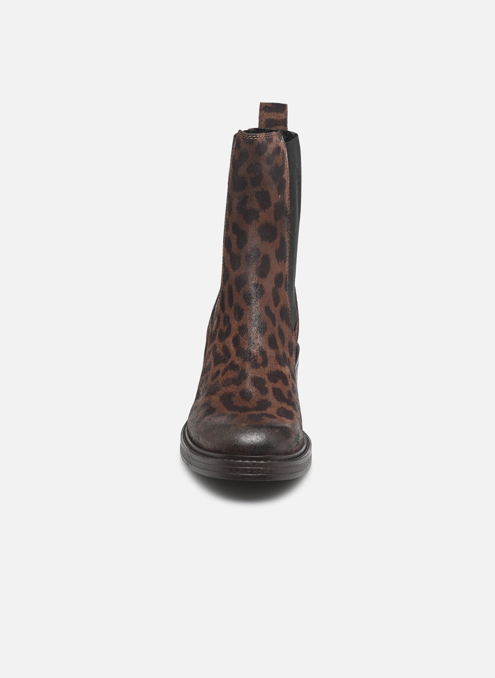 Bottines et boots Java femme marron Bullboxer Bottines et boots Java femme marron Brown - Leopard
