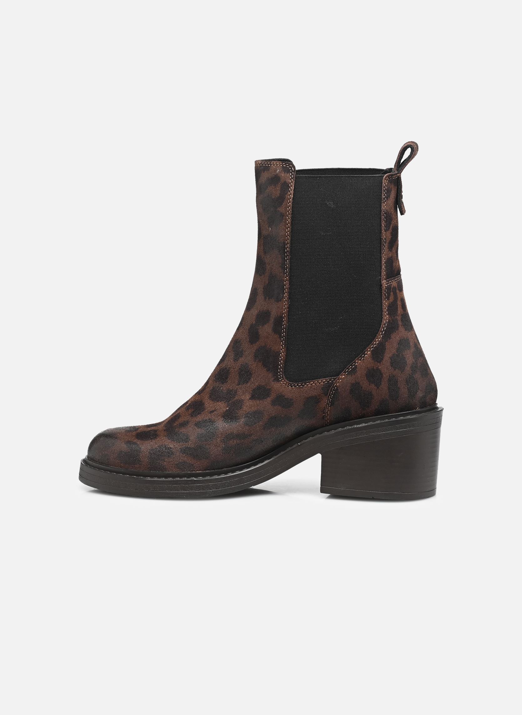 Bottines et boots Java femme marron Bullboxer Bottines et boots Java femme marron Brown - Leopard