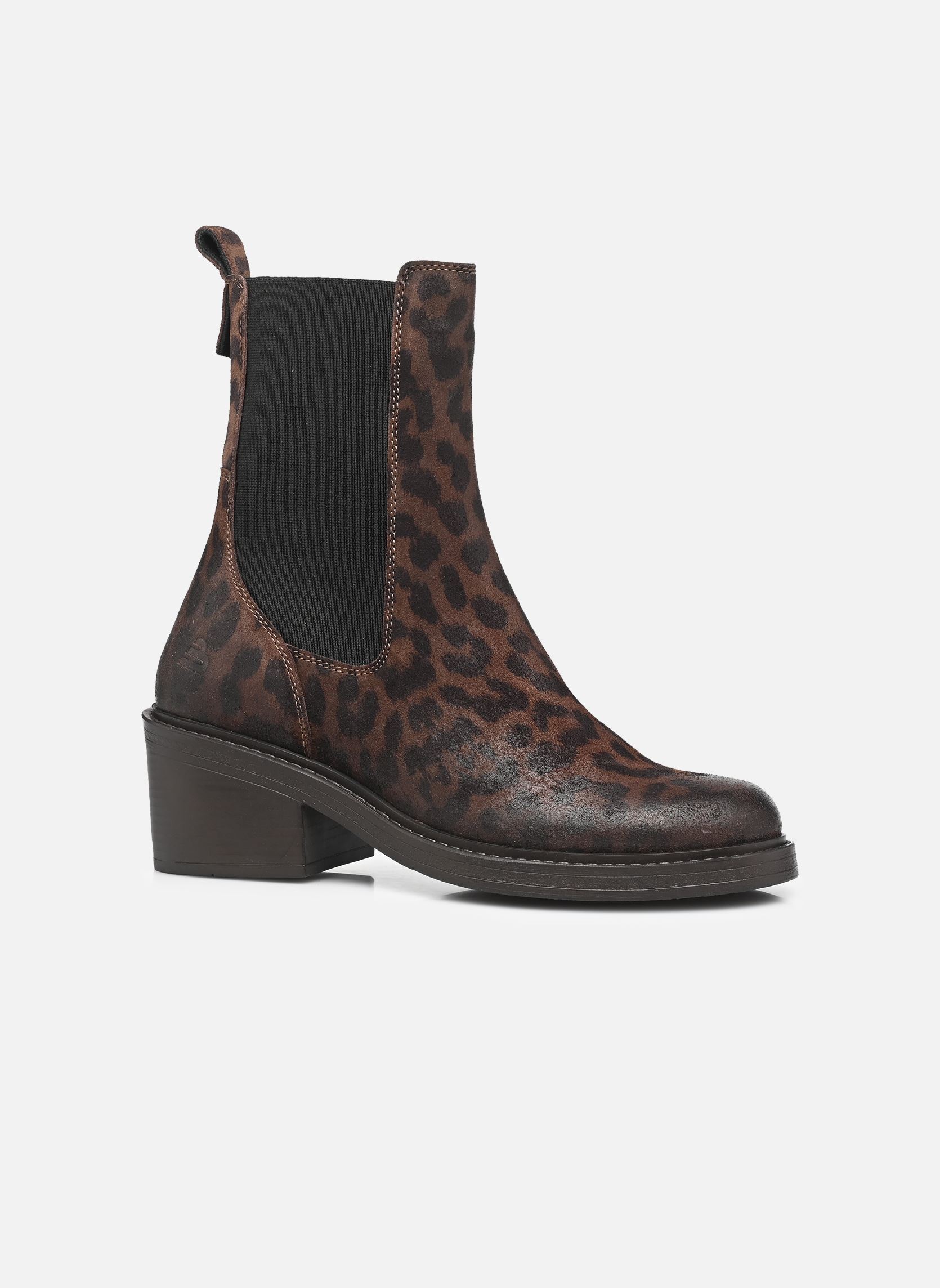 Bottines et boots Java femme marron Bullboxer Bottines et boots Java femme marron Brown - Leopard