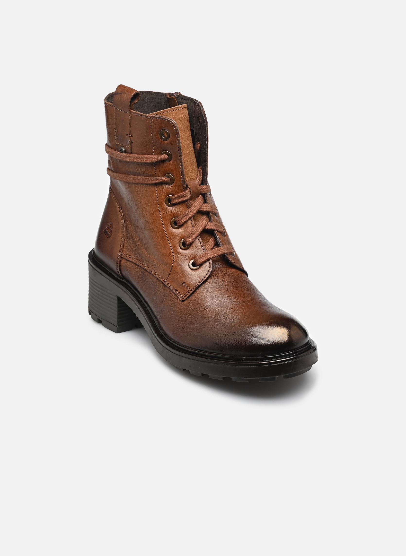 Bottines à lacets Jade femme marron Bullboxer Bottines à lacets Jade femme marron BROWN