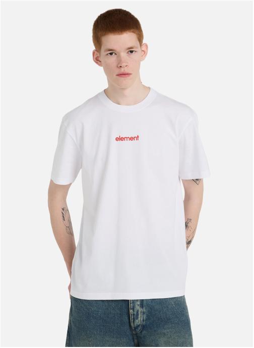 Element Tee-shirts Lowcase Bp homme blanc