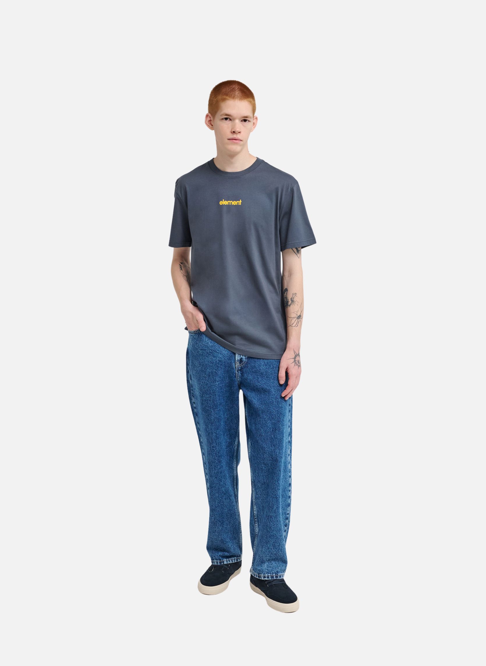 Tee-shirts Lowcase Bp homme gris Element Tee-shirts Lowcase Bp homme gris Gris