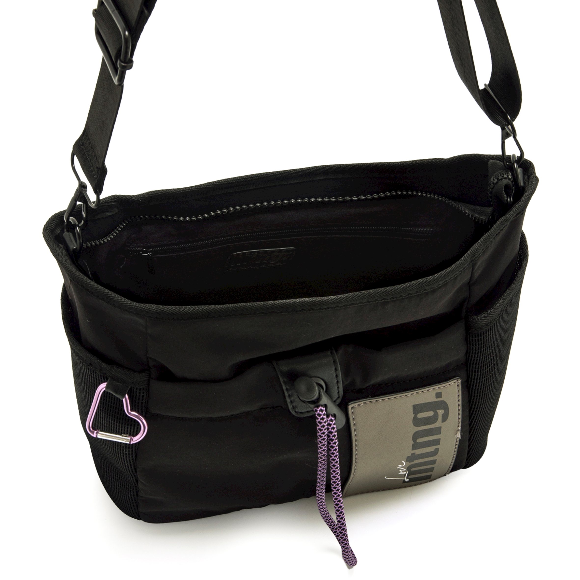 MTNG Borsa A Tracolla Donna Noca - Sabbia - Stile Urbano E Sportivo Con Tasca In Rete E Moschettone Stella - 3