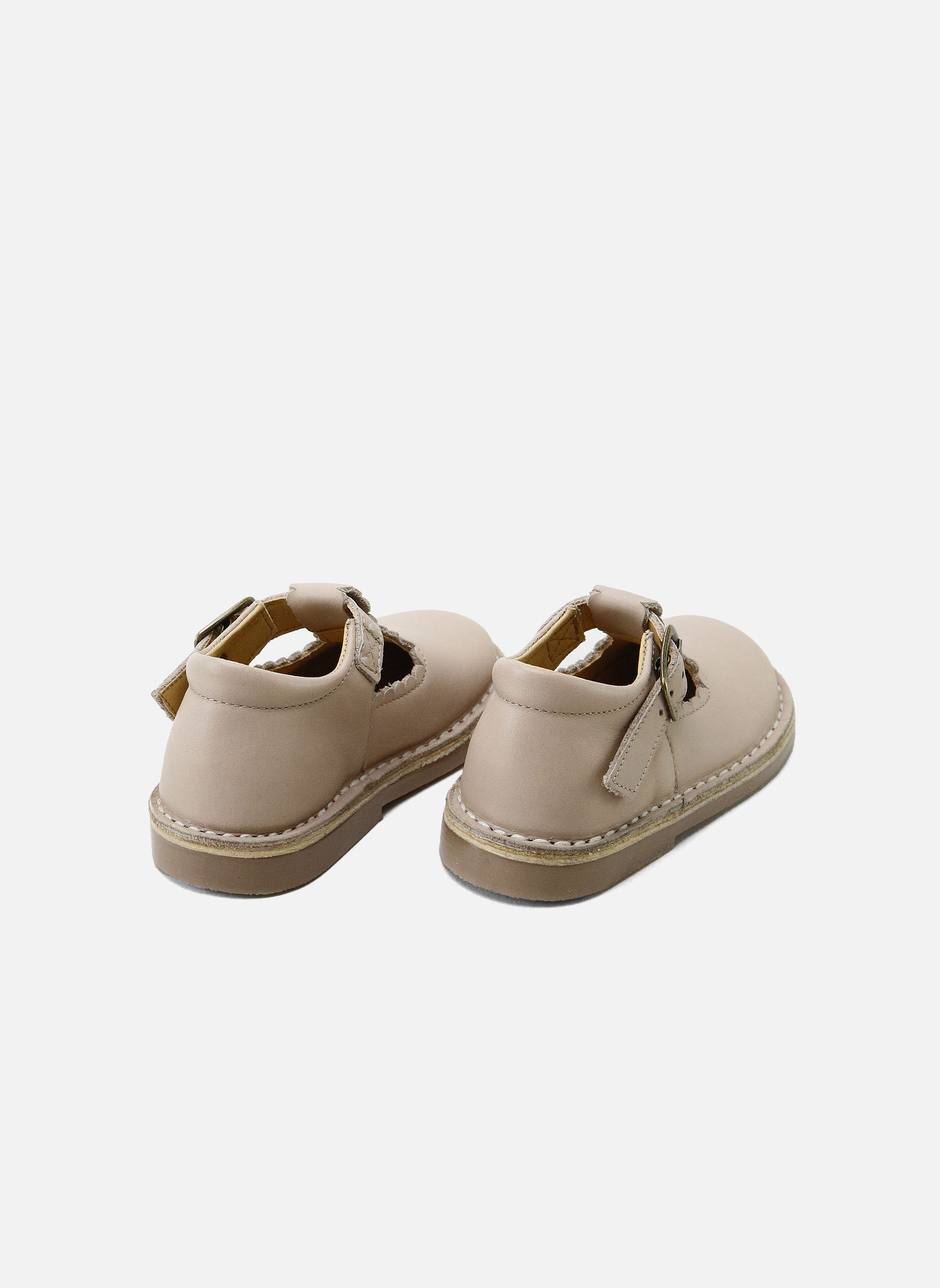 Ballerines Salomés en cuir 25012AL-CATHAY-COCCO Beige fille beige Eli 1957 Ballerines Salomés en cuir 25012AL-CATHAY-COCCO Beige fille beige Beige