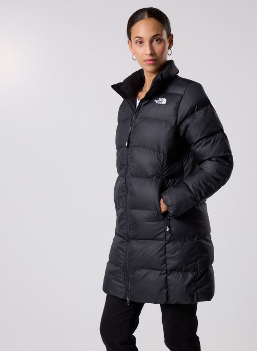 VESTE TAMPON FEMME noire moyenne zippée complète à manches longues avec