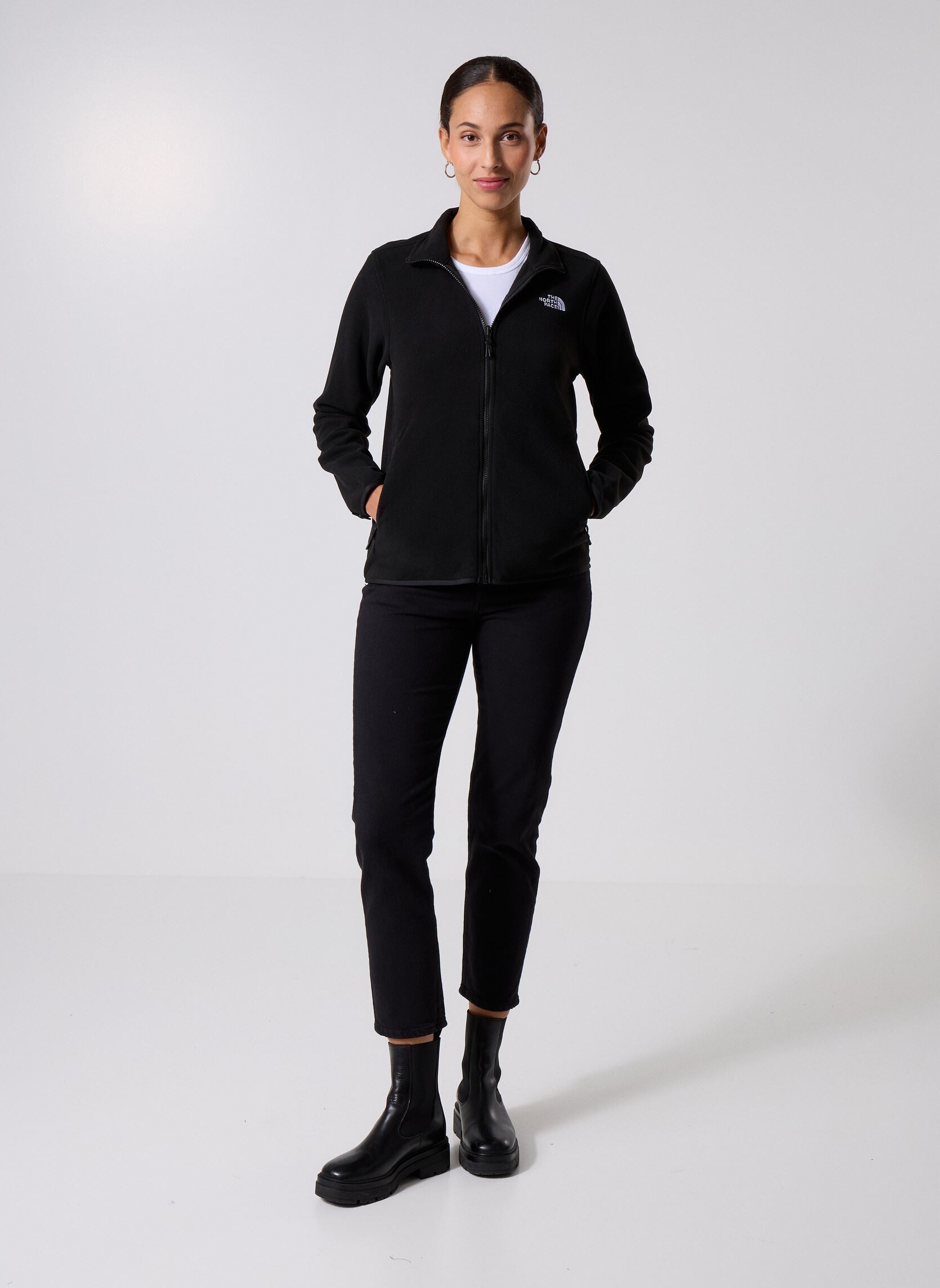 Vestes polaires W Glacier Fleece Jacket femme noir The North Face Vestes polaires W Glacier Fleece Jacket femme noir TNF BLACK